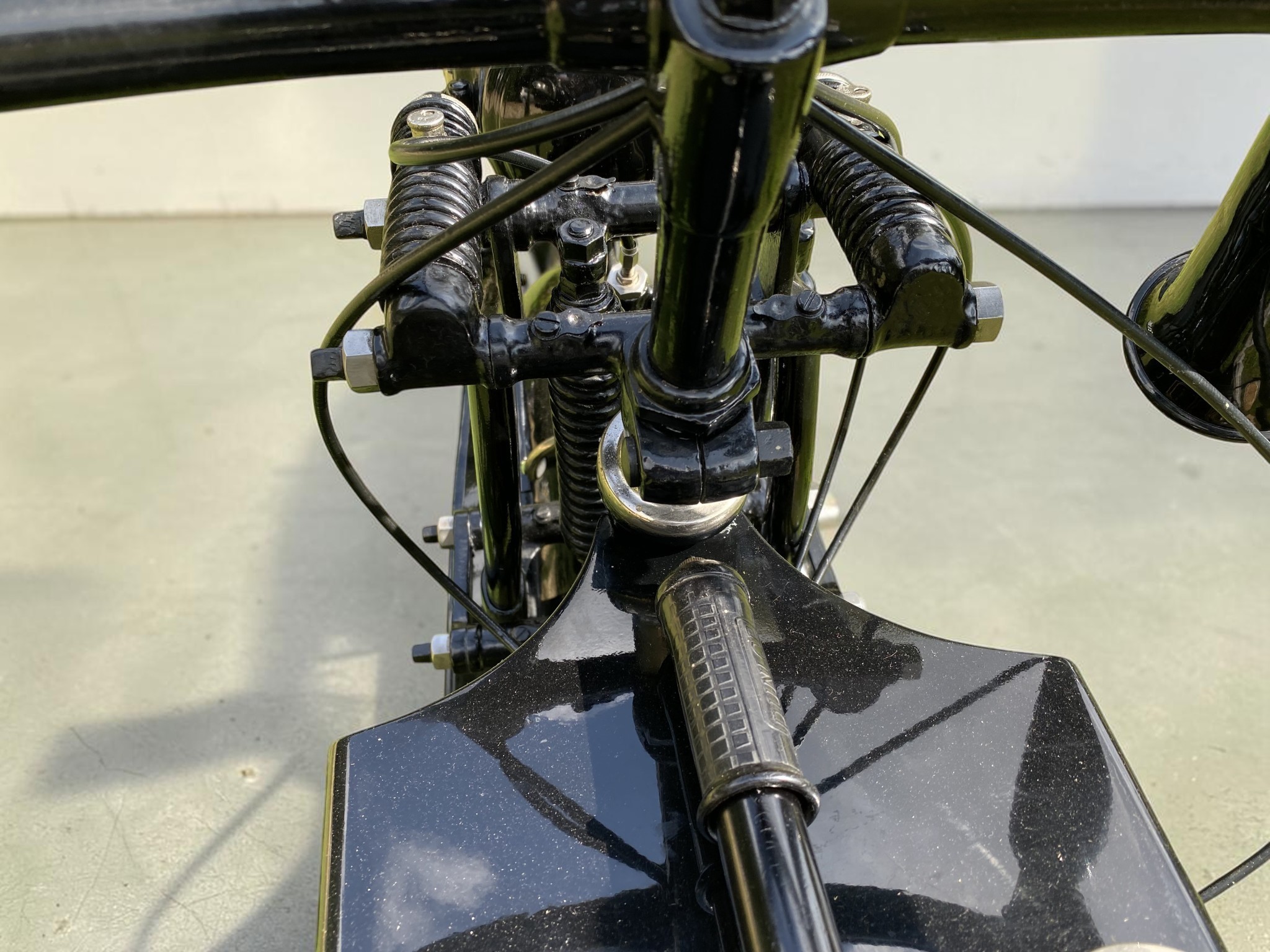 1920 AJS Model D Vee-Twin tank