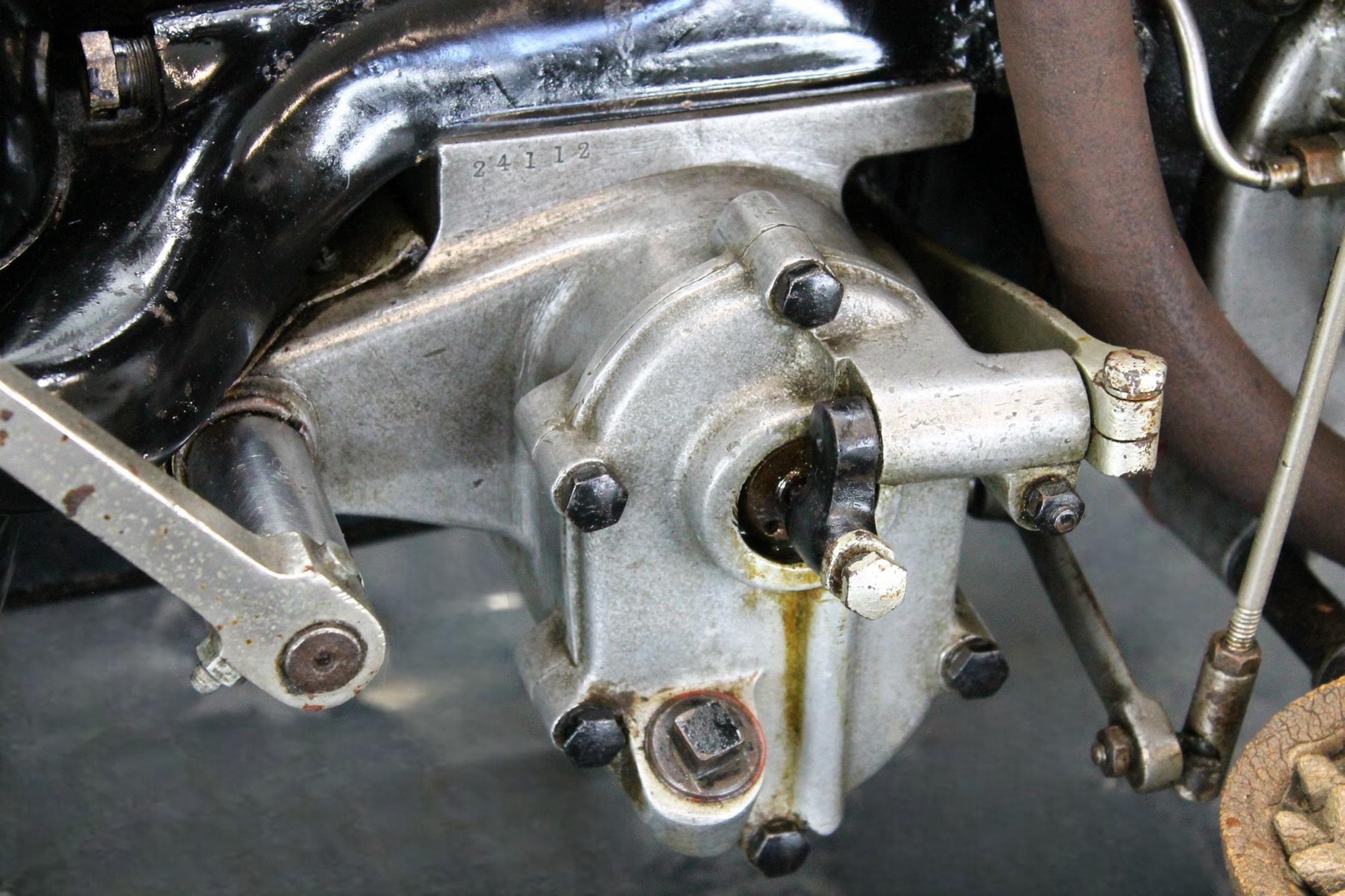 1924 AJS Model D with Sidecar engine number