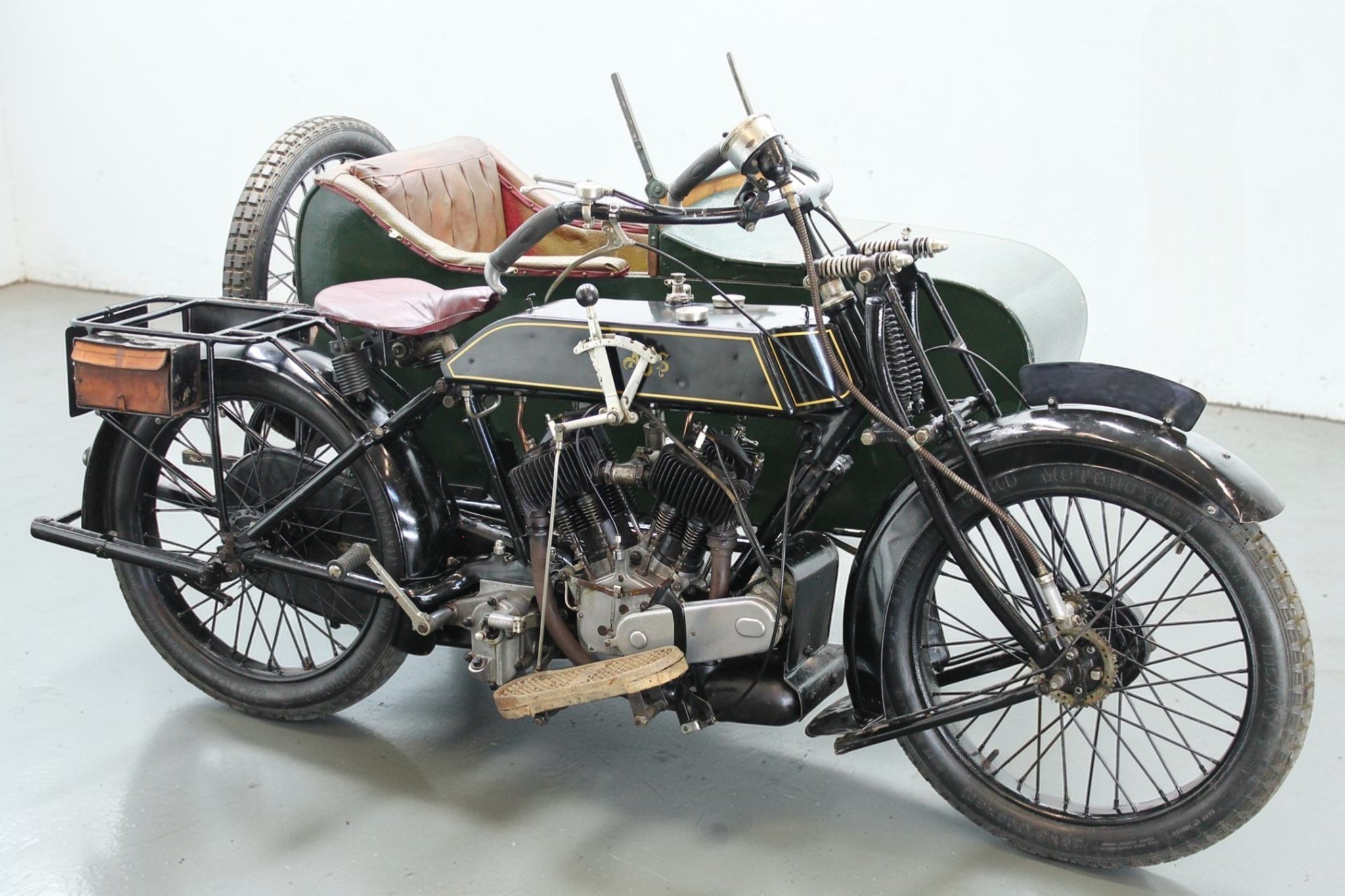 1924 AJS Model D with Sidecar 800cc