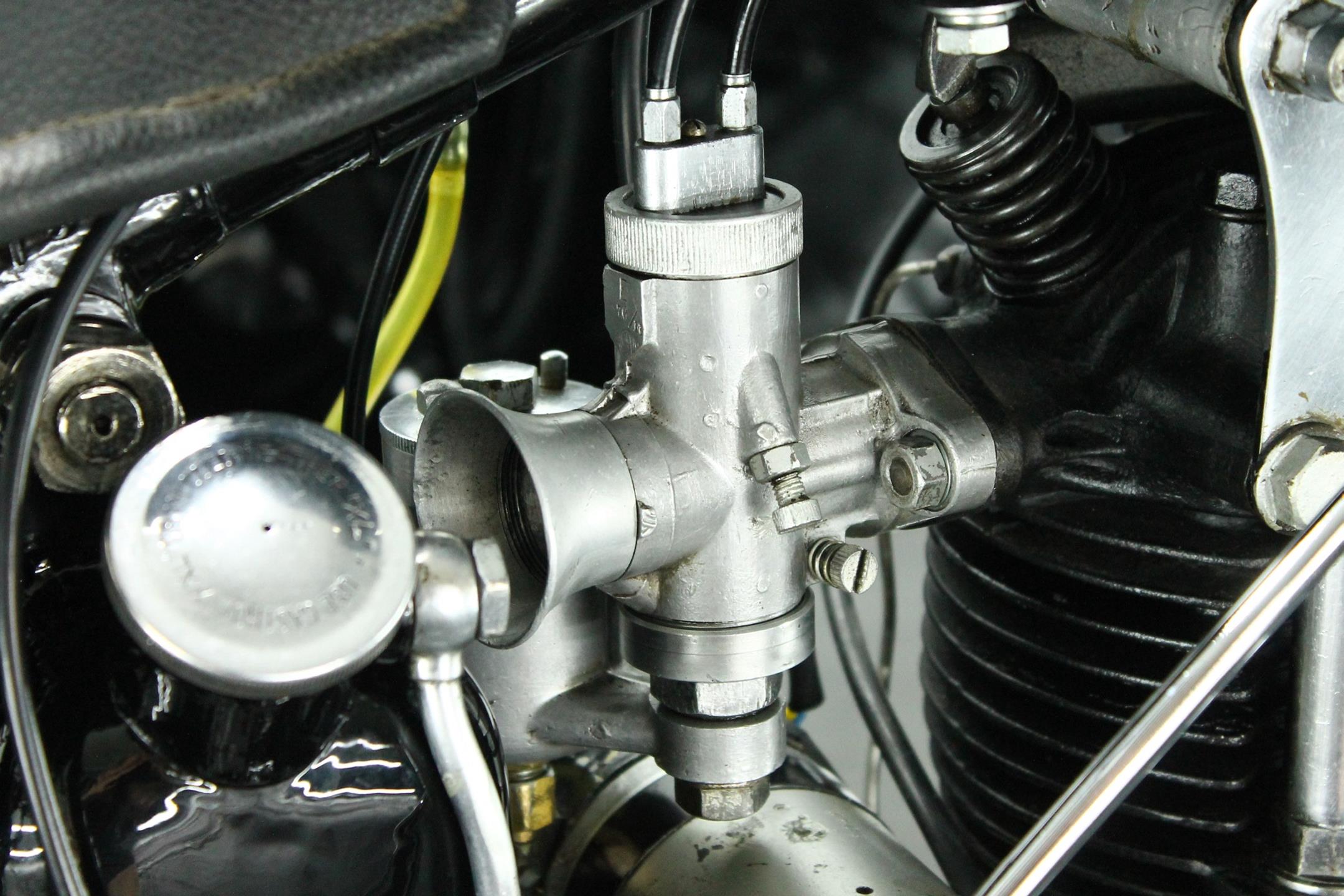 1930 Ariel VF31 with Sidecar speedometer detail