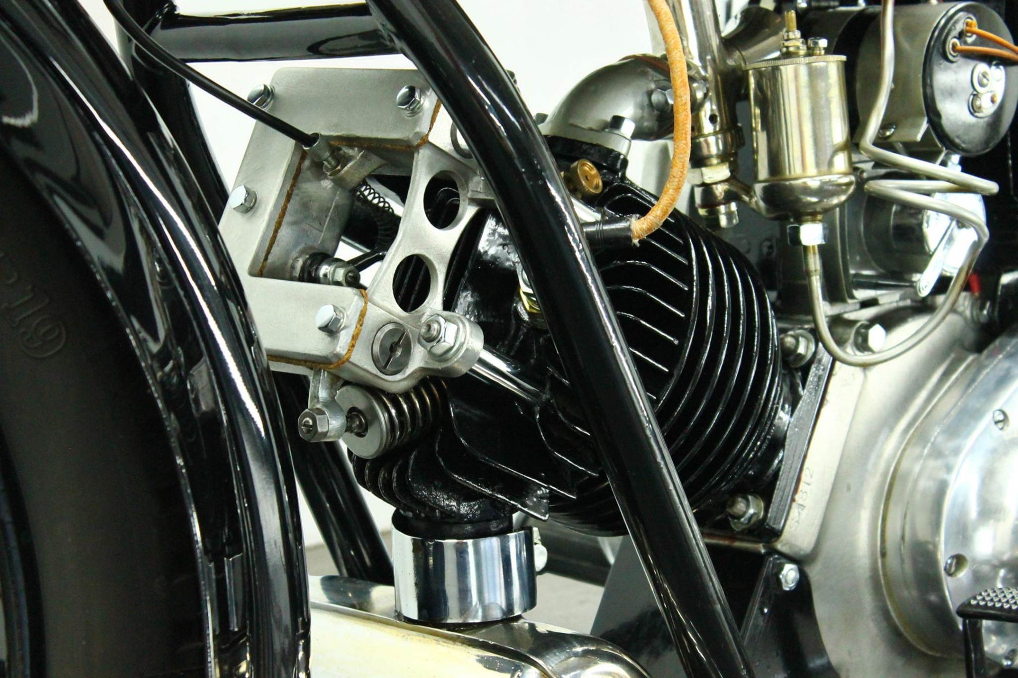 1931 Ariel SF31 engine clear view
