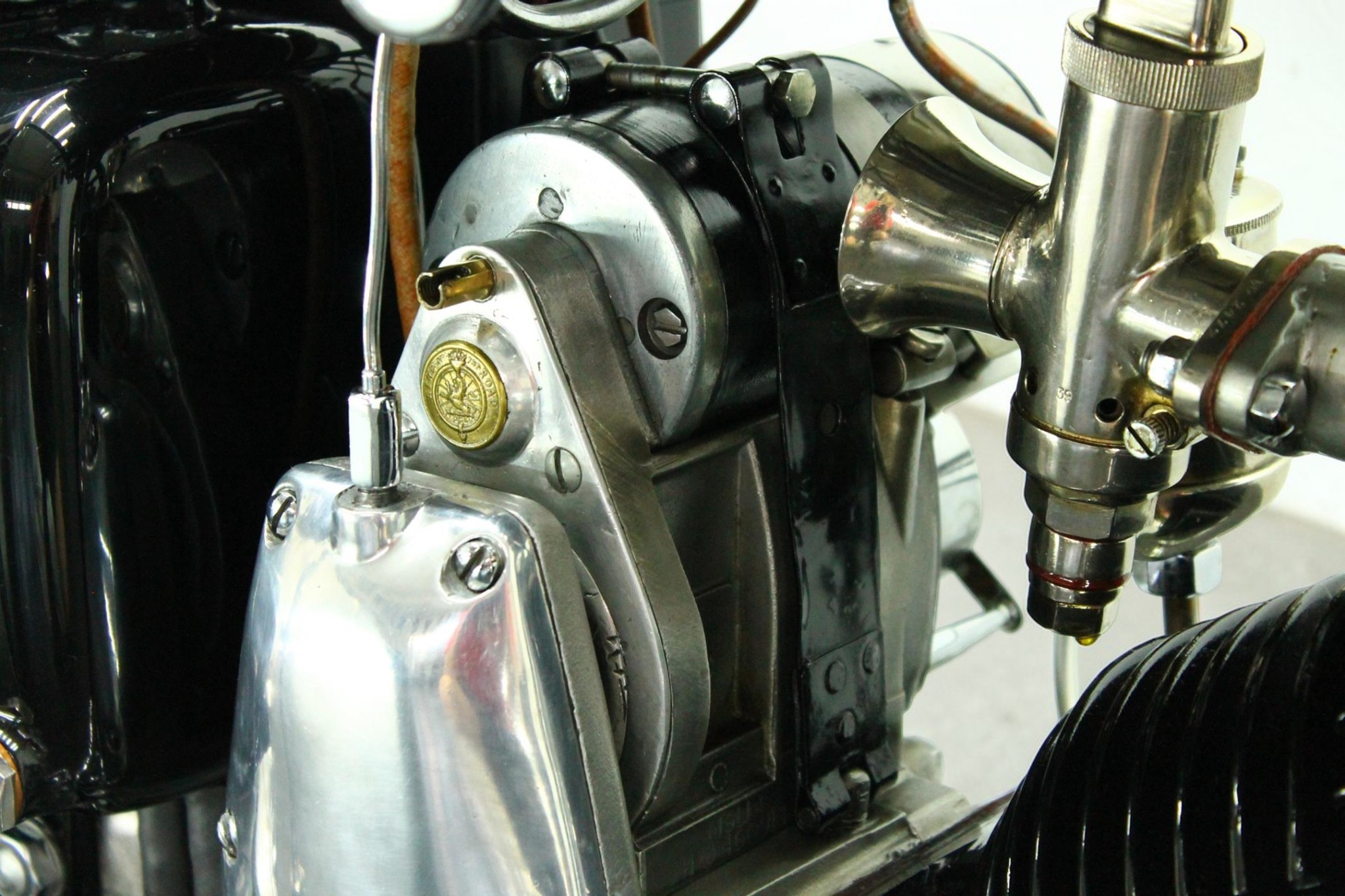 1931 Ariel SF31 front engine close