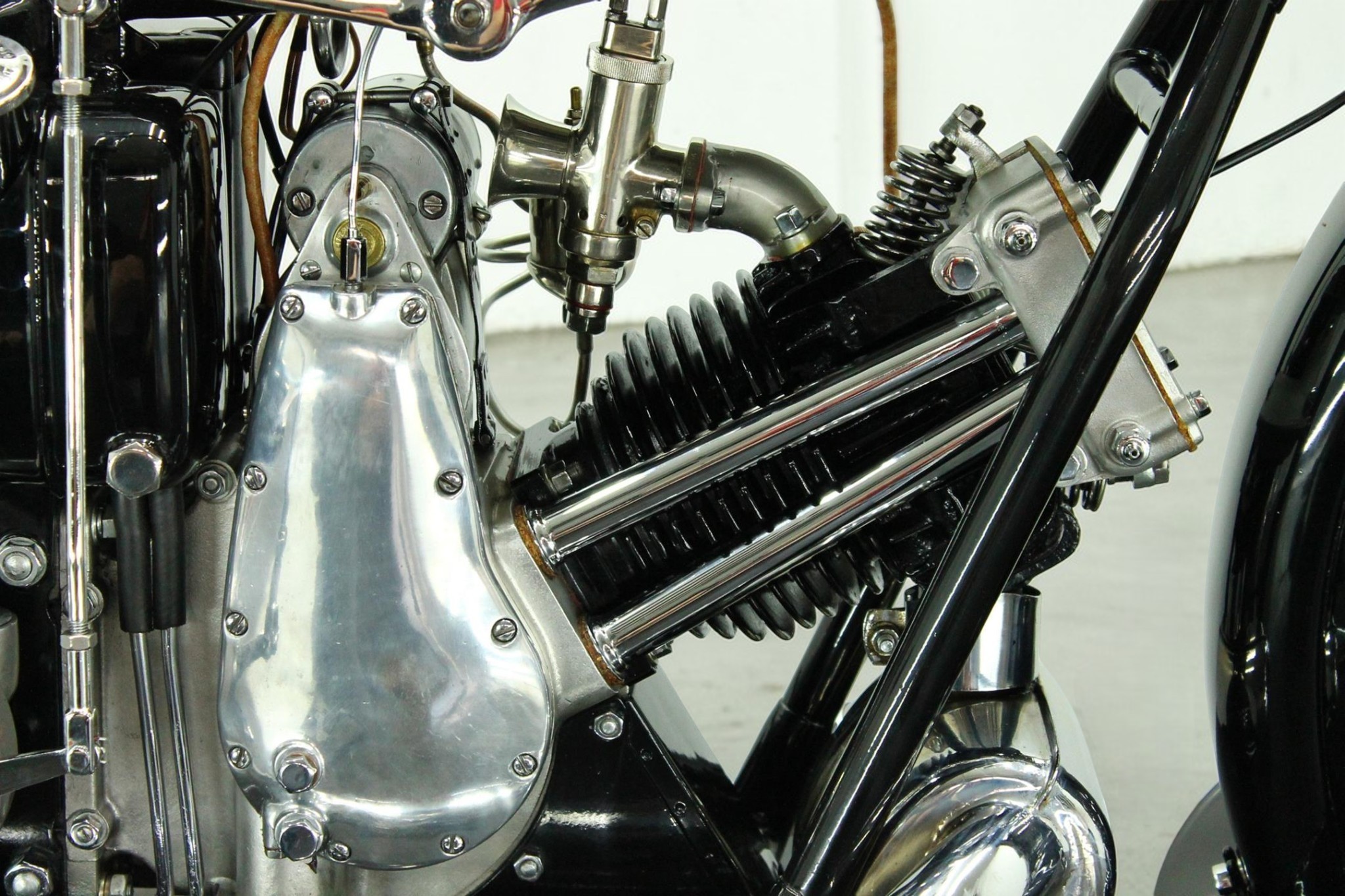 1931 Ariel SF31 engine view
