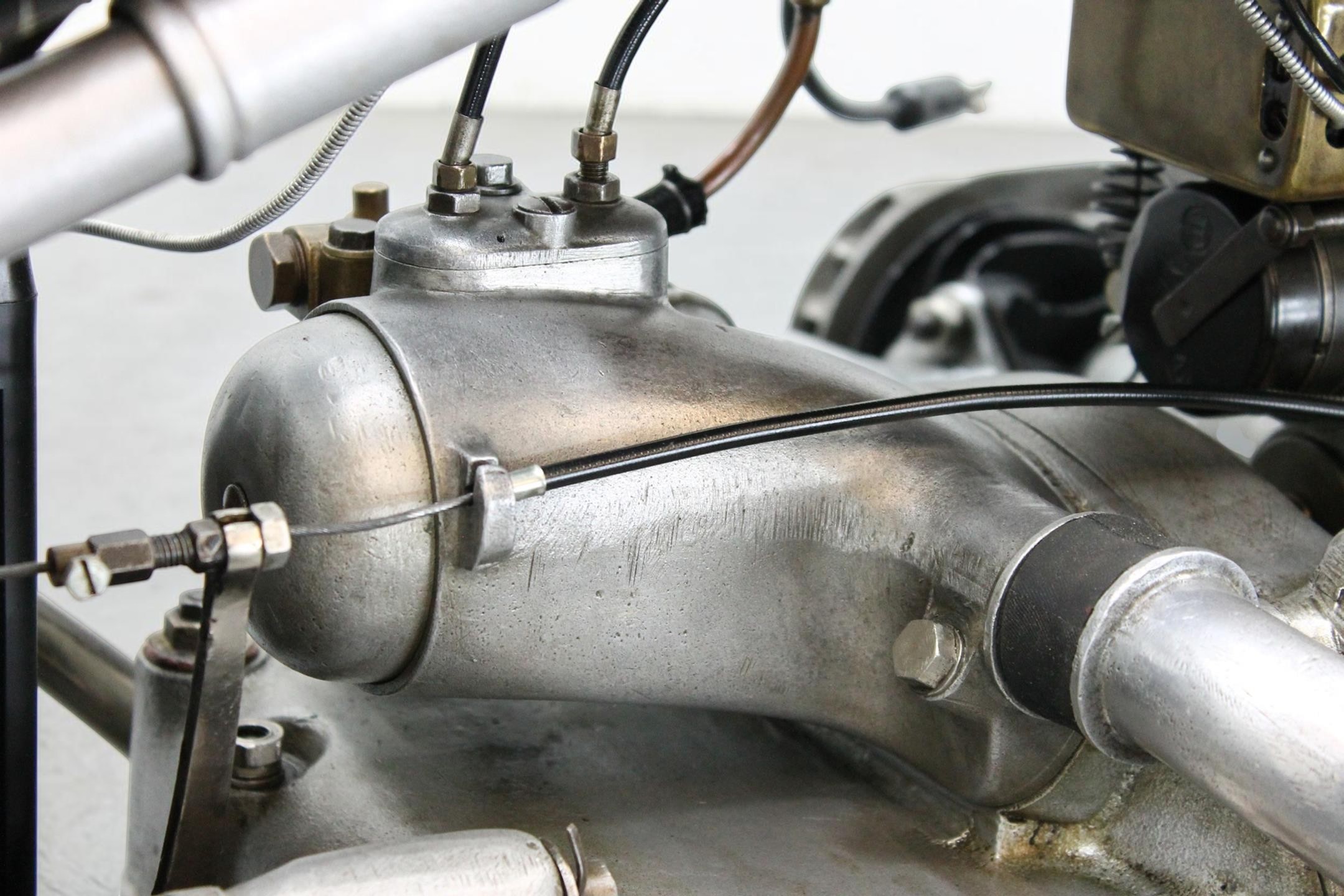 1928 BMW Model R42 engine close detail