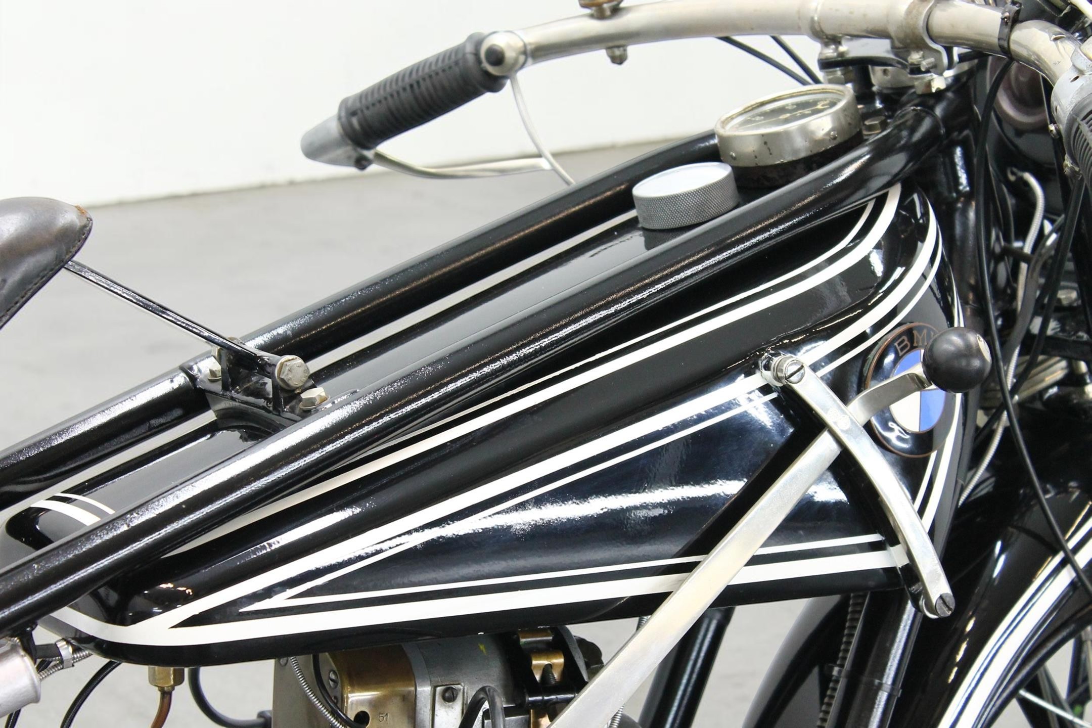 1928 BMW Model R42 gear change detail