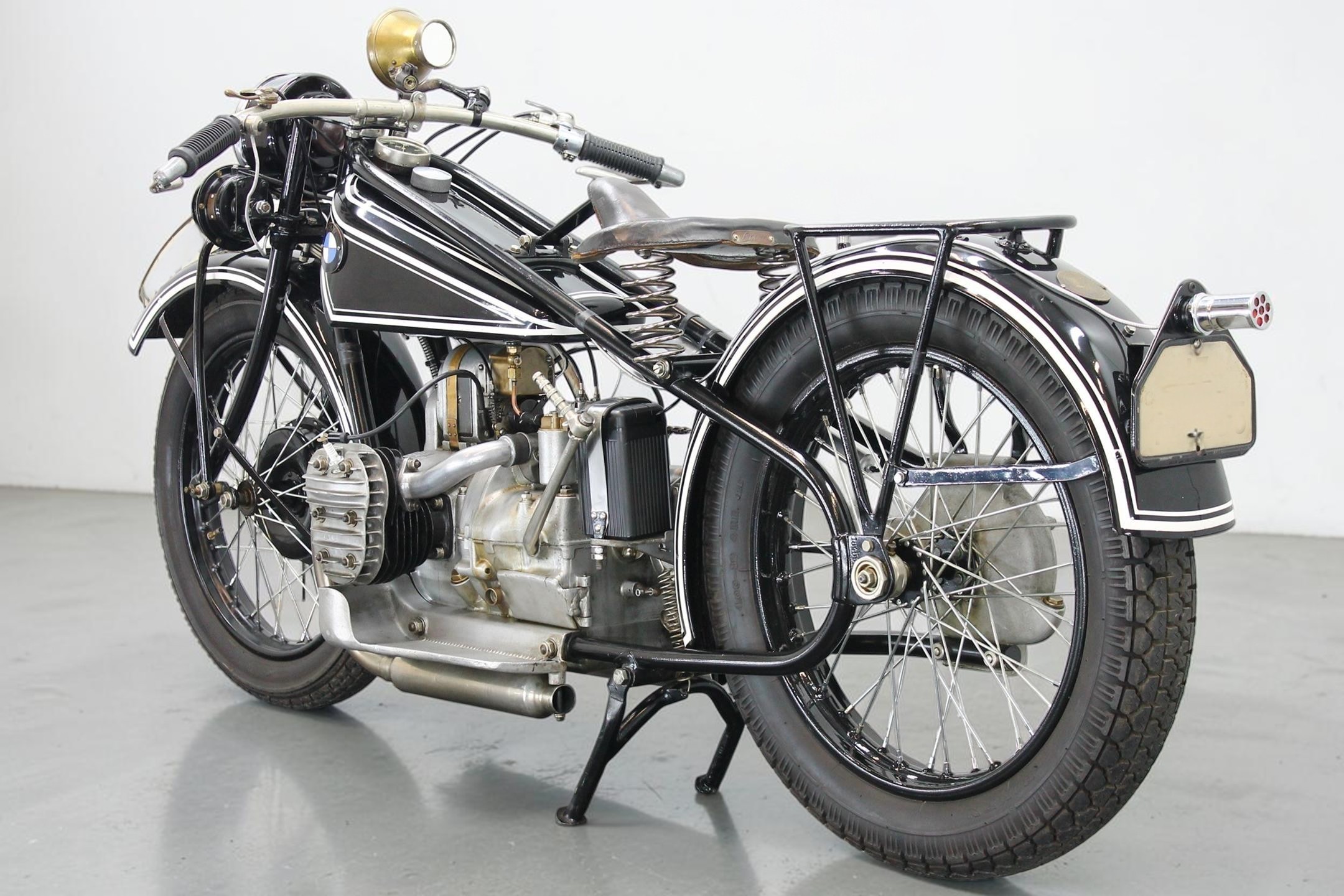 1928 BMW Model R42 rear left view