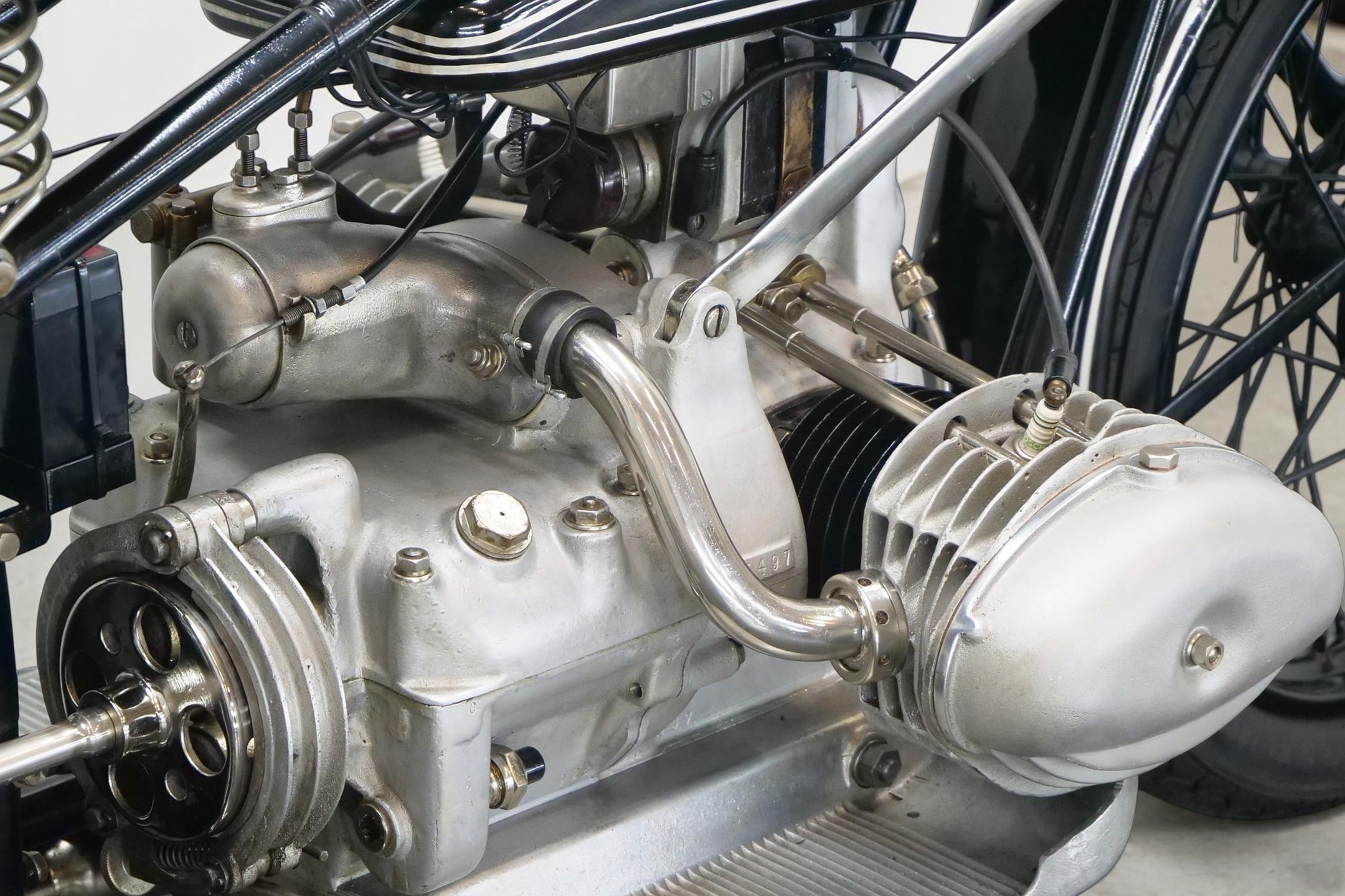1928 BMW Model R47 engine right view