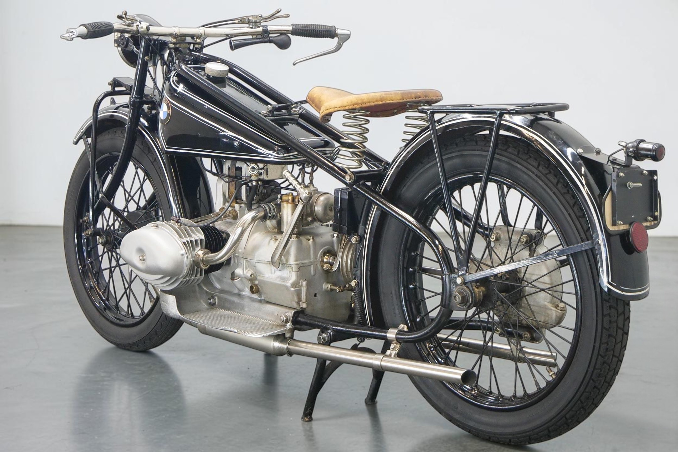 1928 BMW Model R47 rear left view