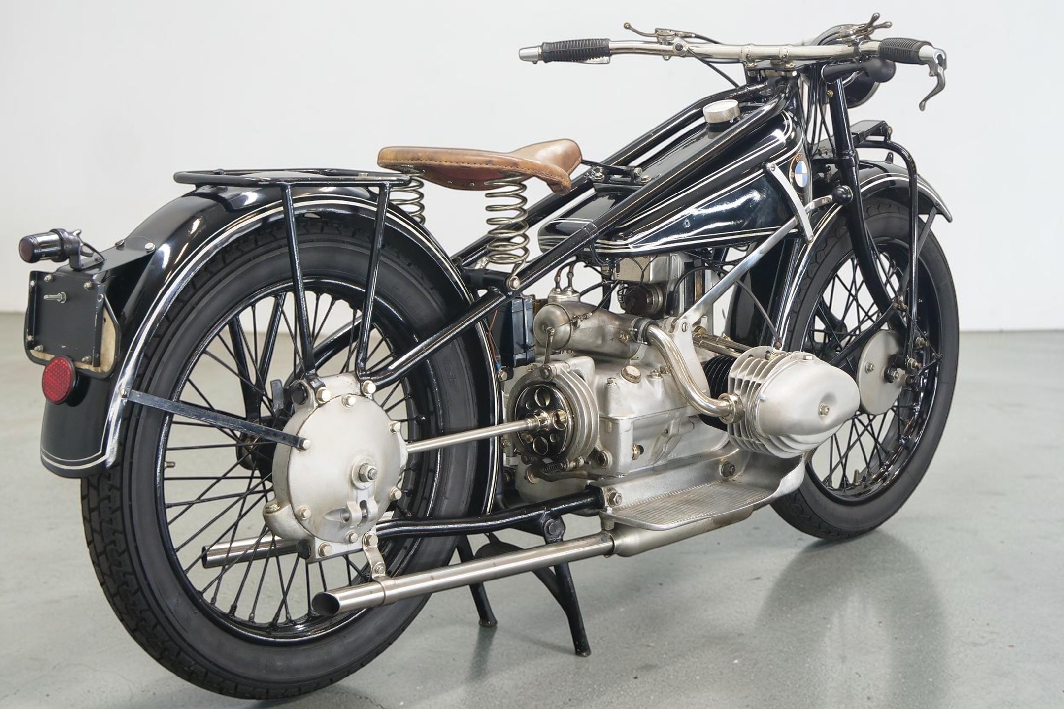 1928 BMW Model R47 rear right view