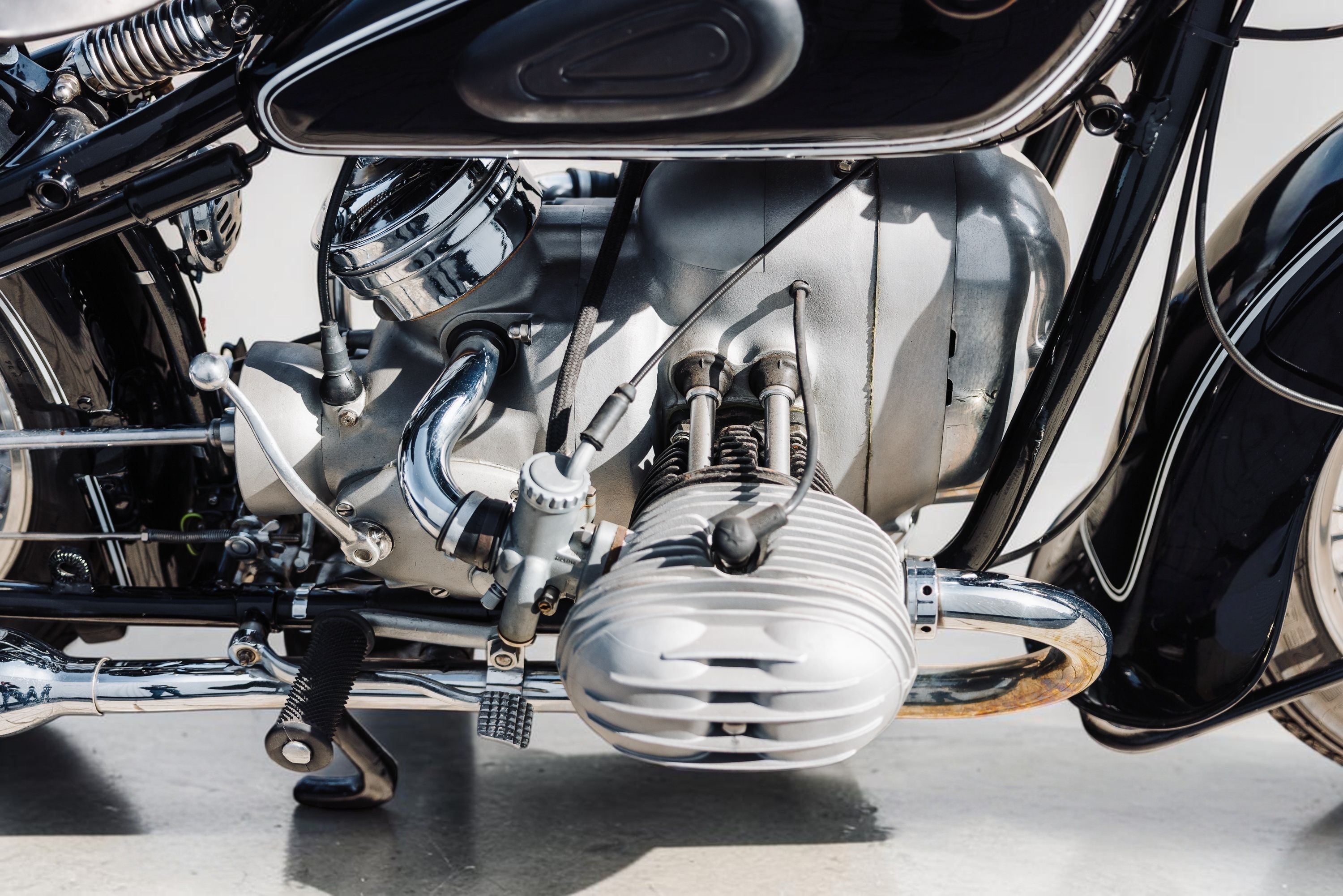 1954 BMW R51/3 engine right view