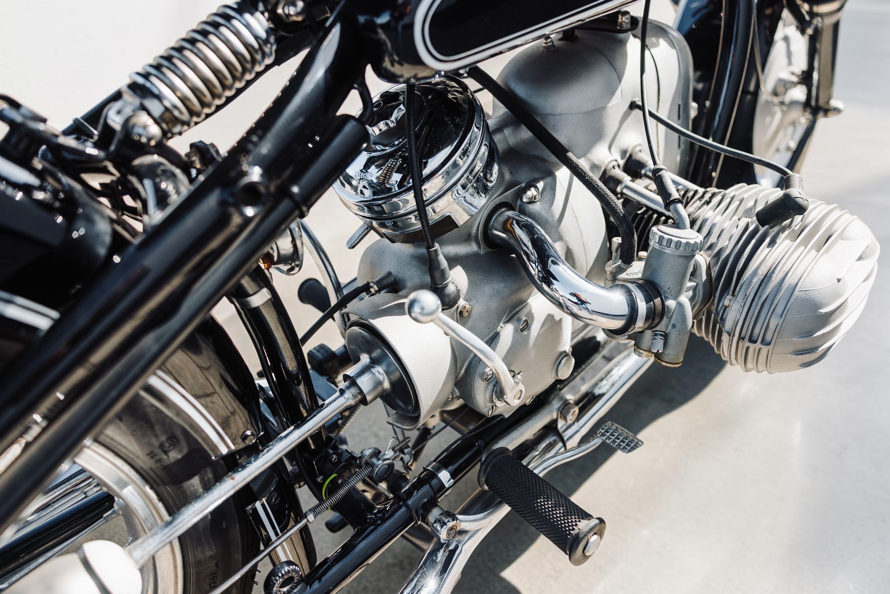 1954 BMW R51/3 engine top view