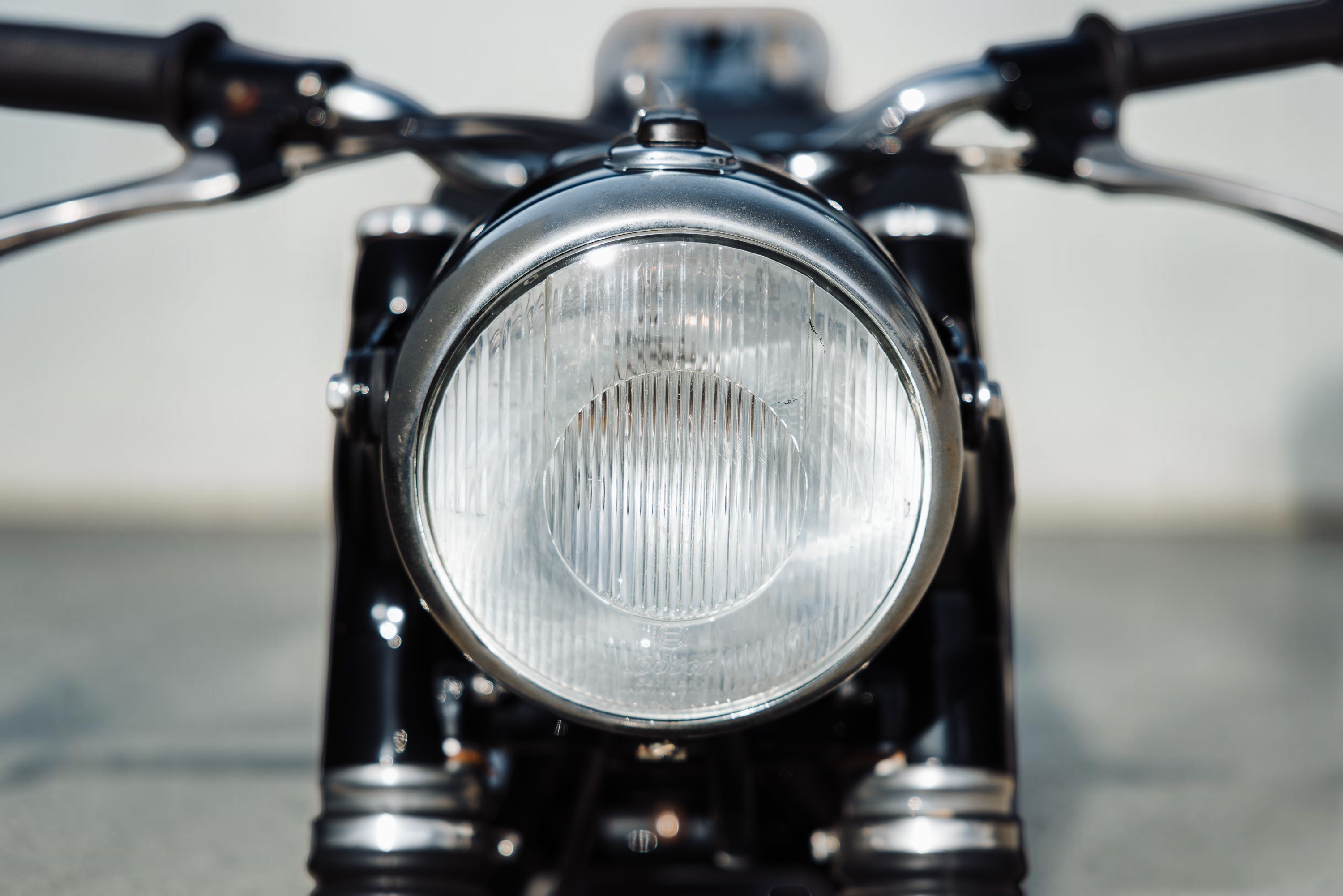 1954 BMW R51/3 headlight detail