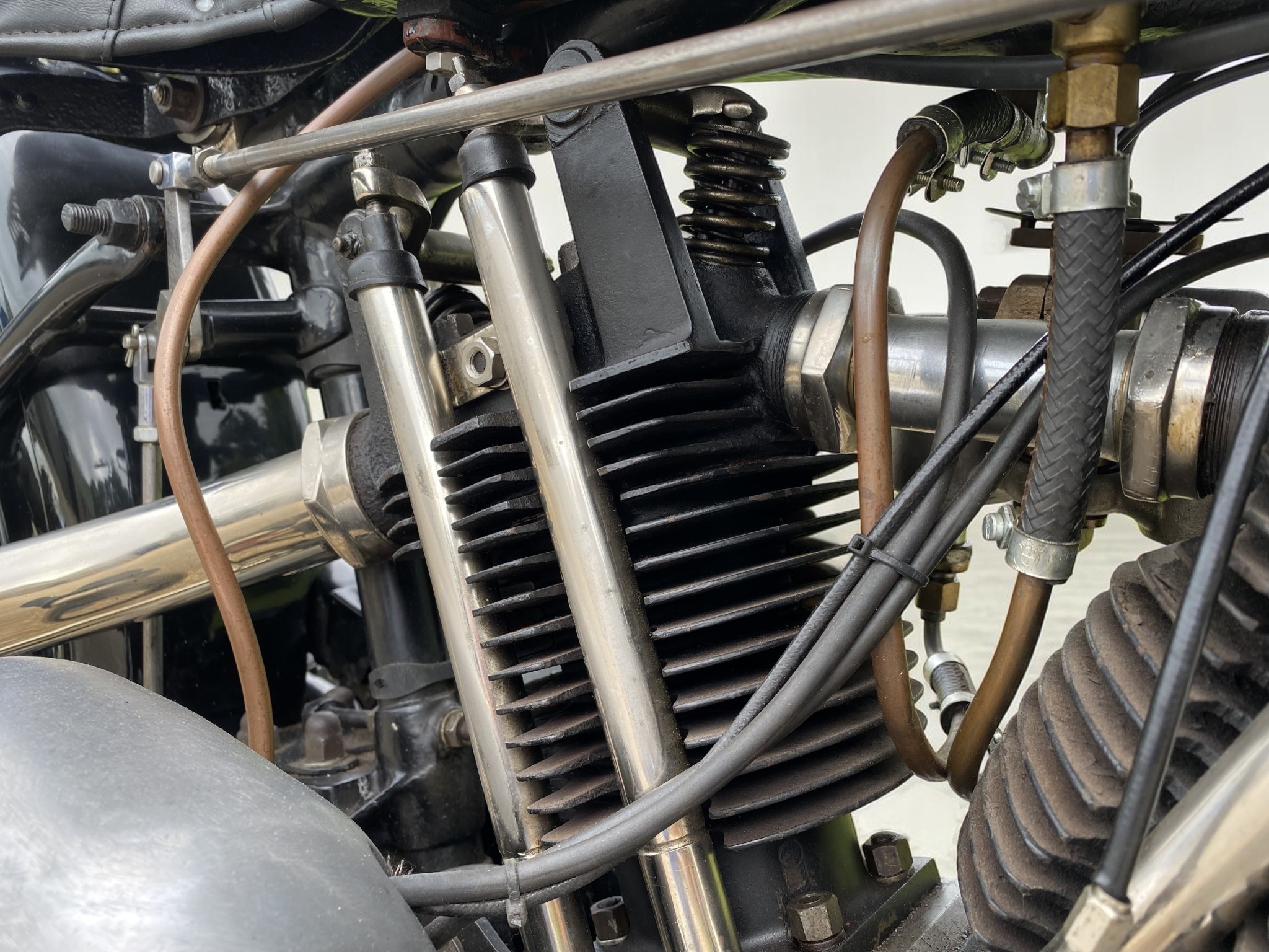 1928 Brough Superior Model 680 engine components