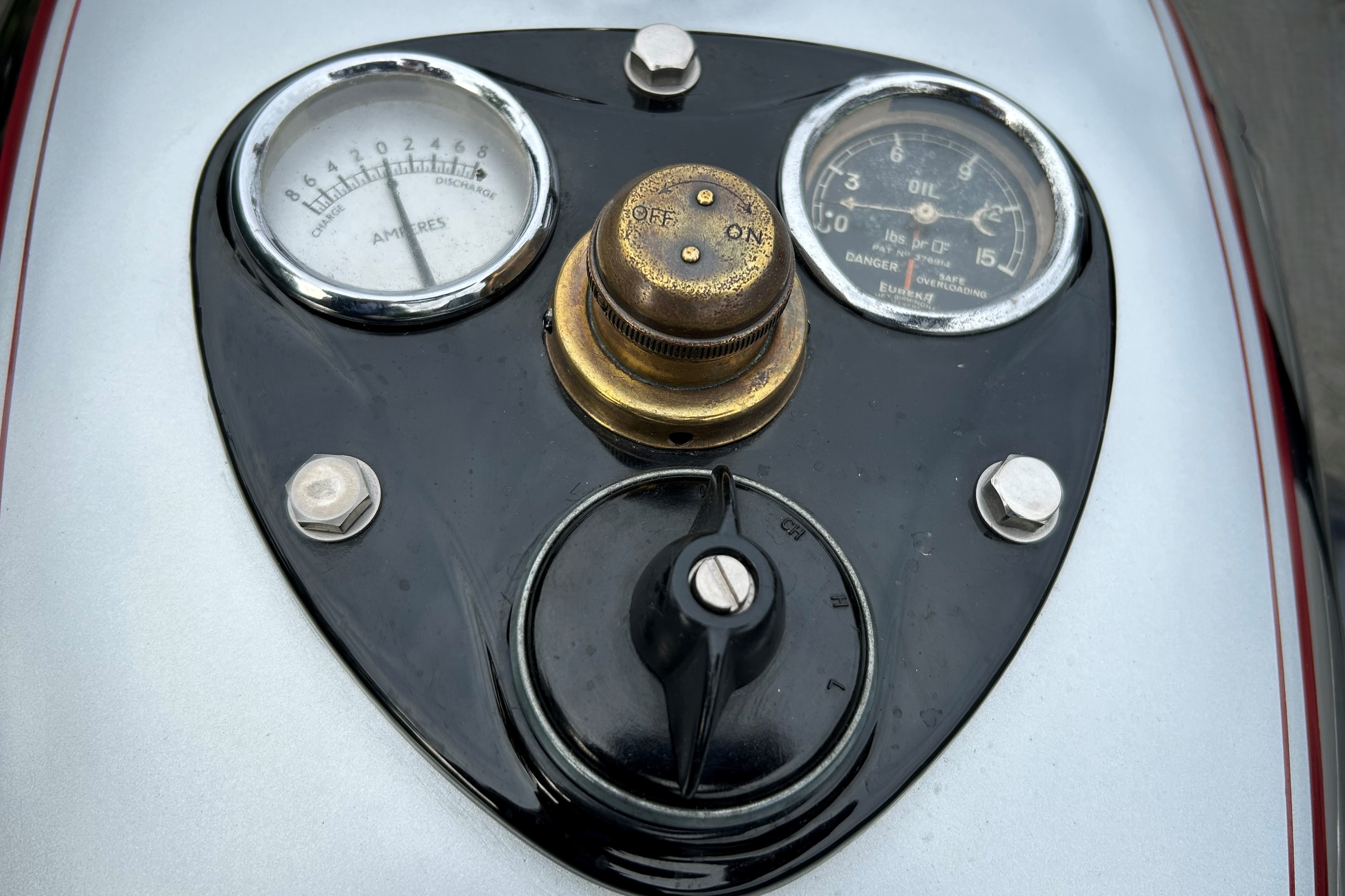 1939 BSA Model M24 Gold Star gas meter
