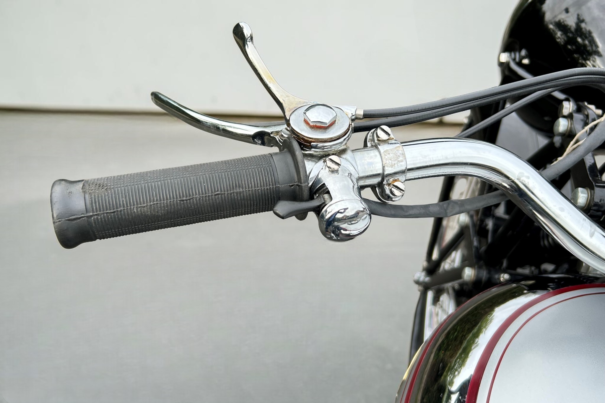 1939 BSA Model M24 Gold Star handle left