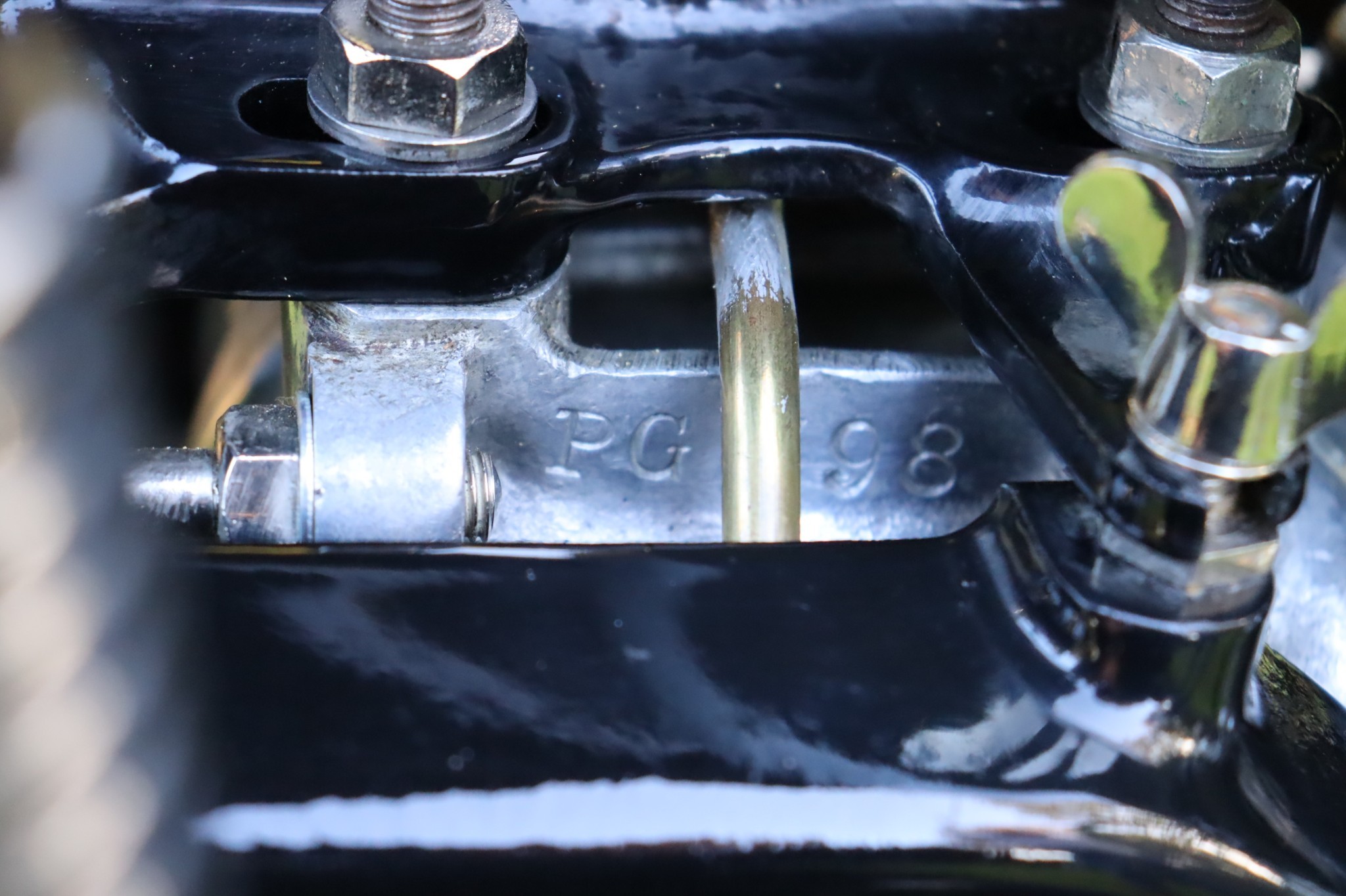 1925 Douglas Model OB engine number detail
