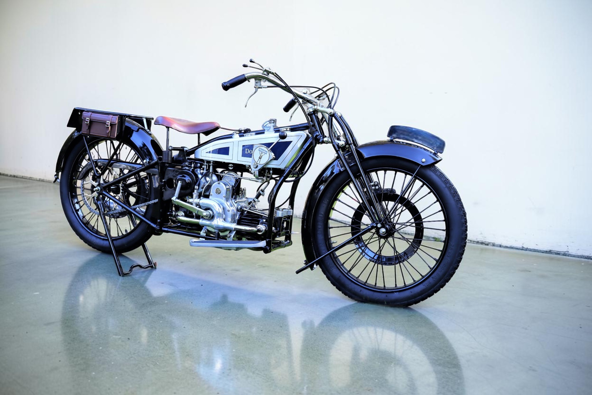 1925 Douglas Model OB front right view