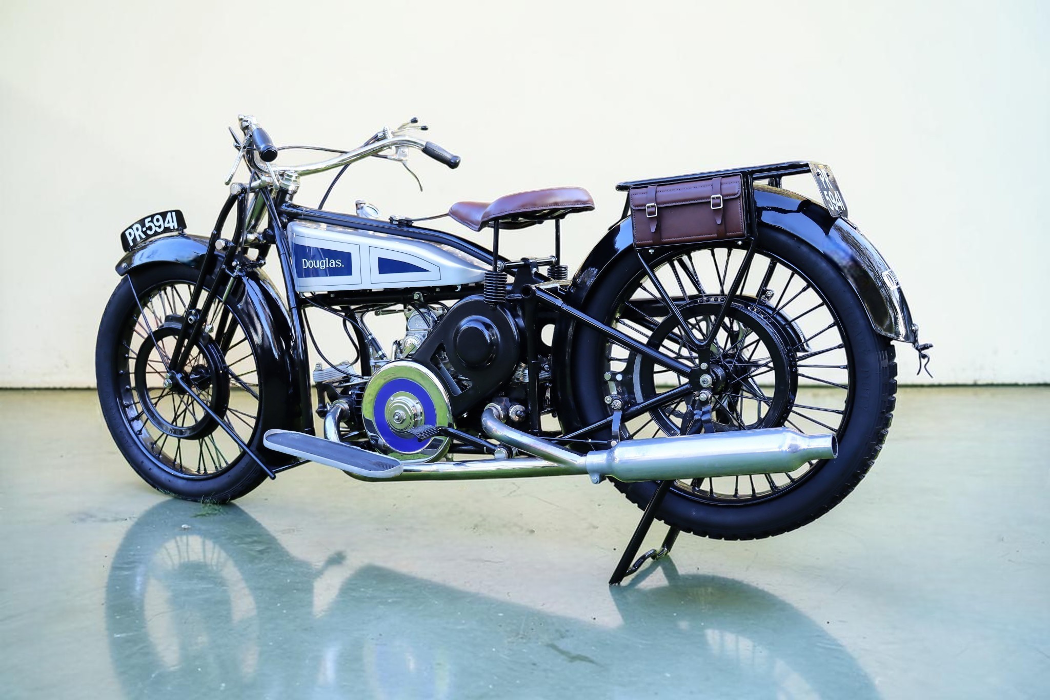 1925 Douglas Model OB rear left view