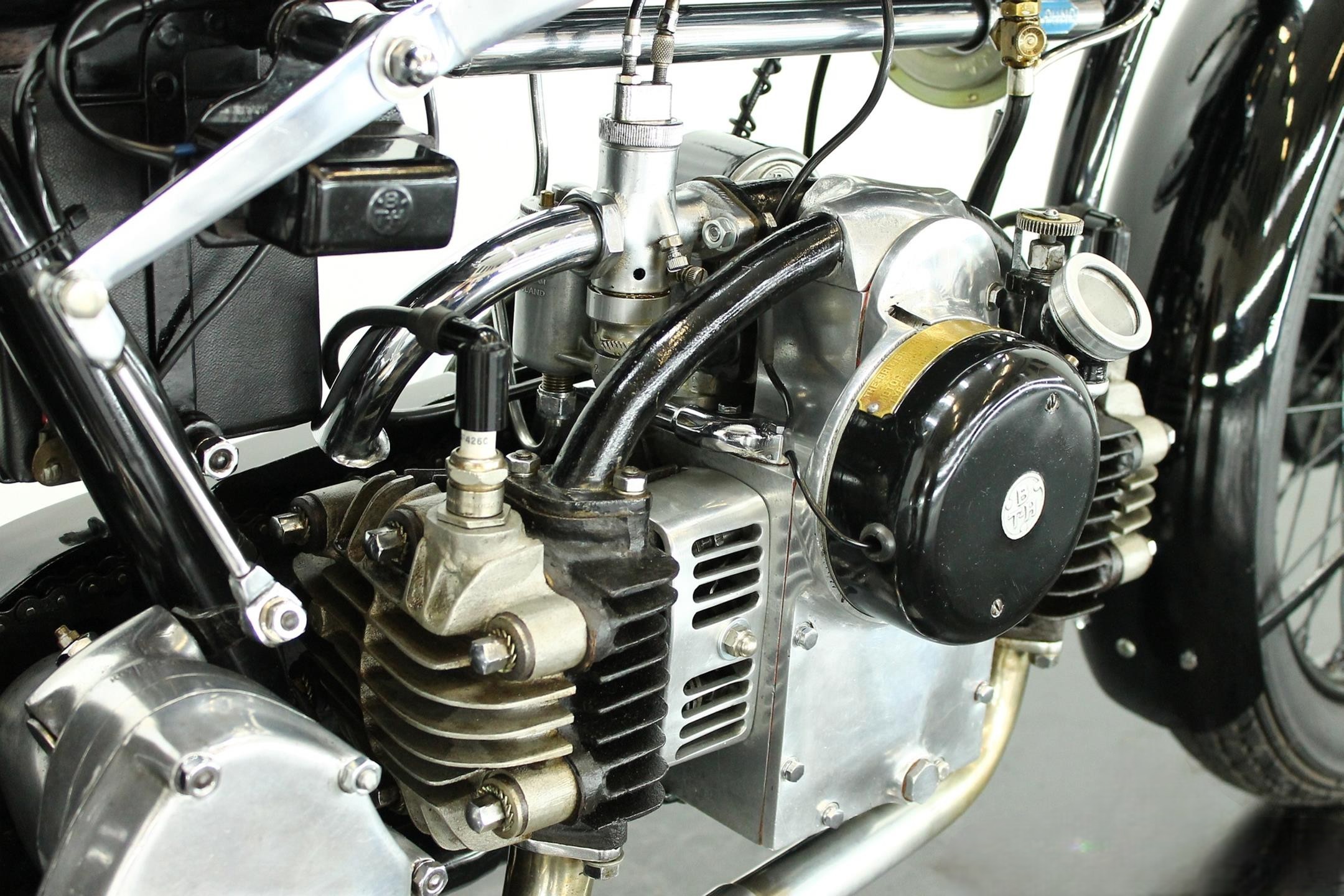 1932 Douglas Model C32 Bulldog engine right view