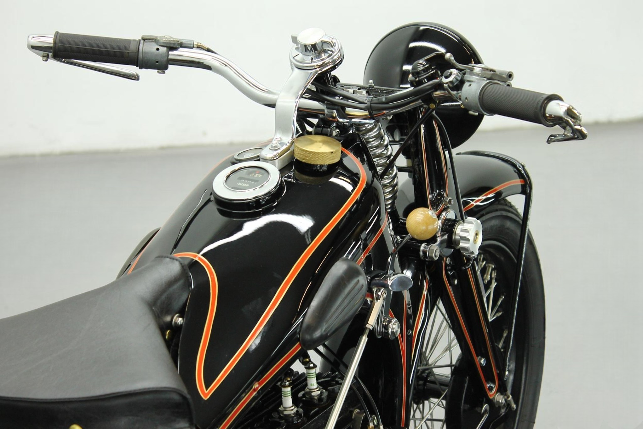 1931 Dresch Monobloc handlebar detail