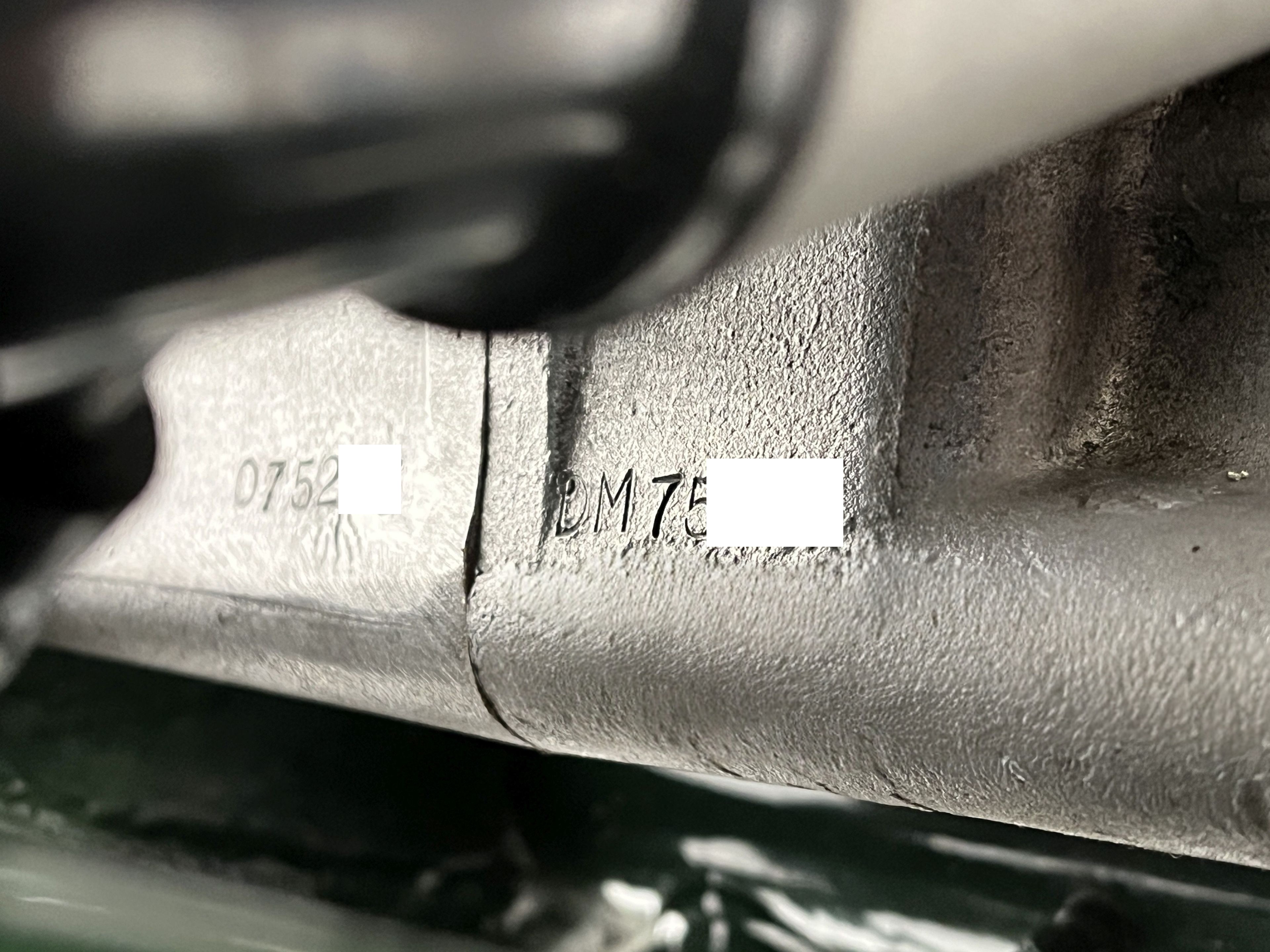 1974 Ducati 750SS engine engine number