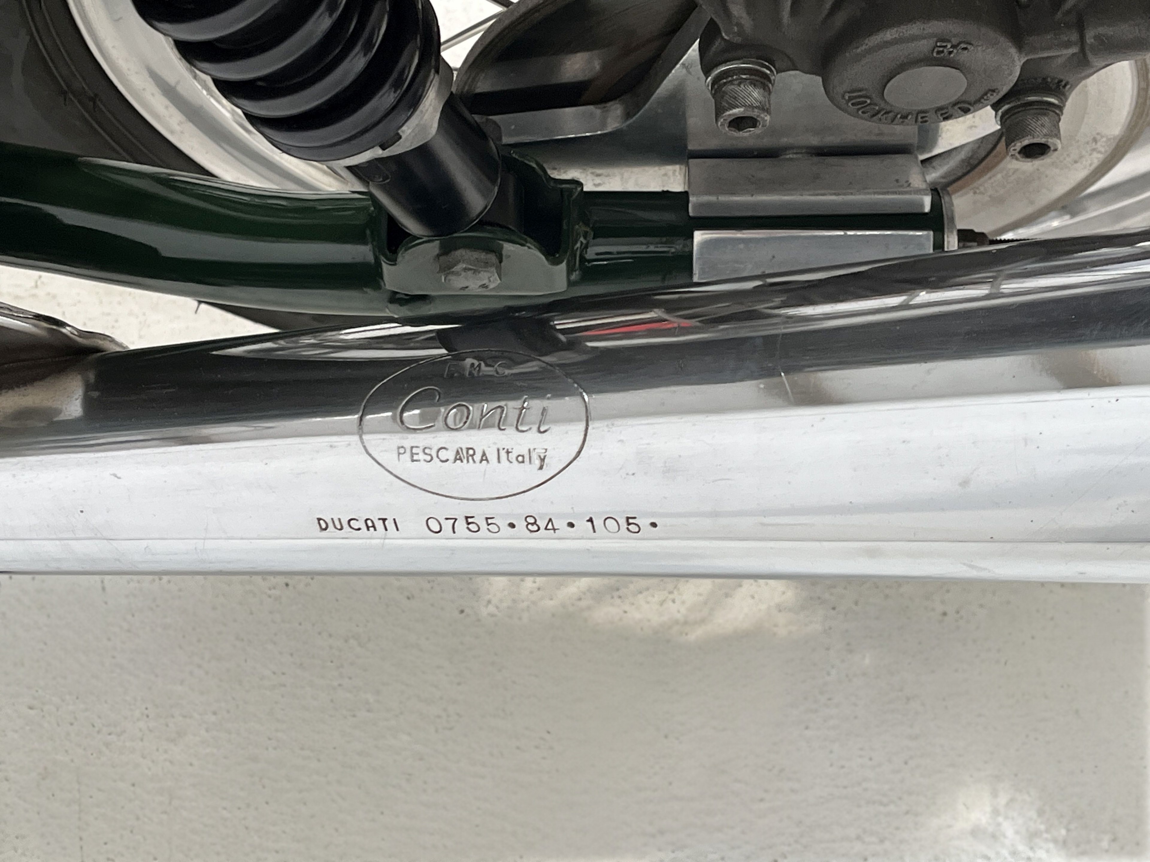1974 Ducati 750SS italy exhaust detail