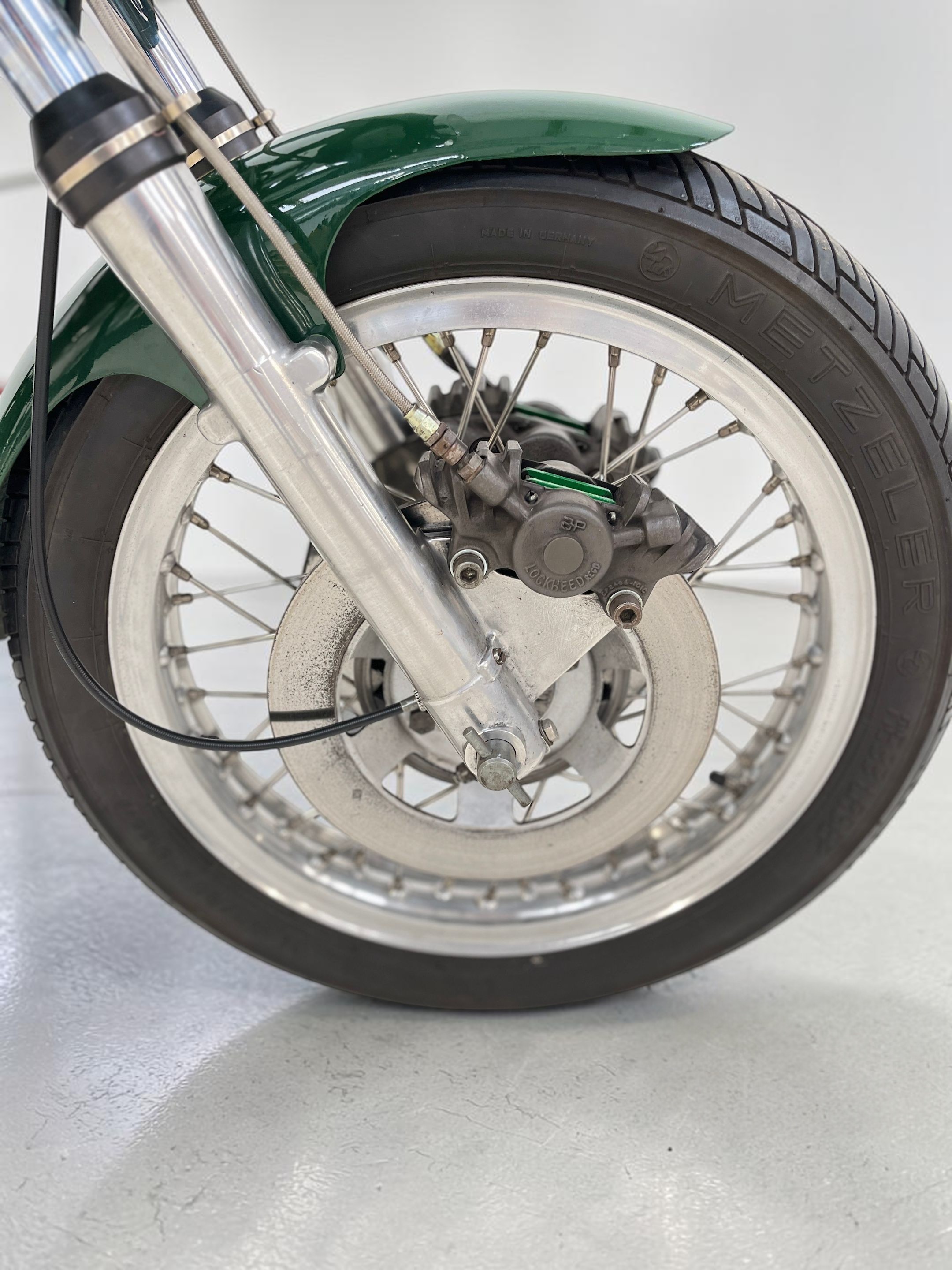 1974 Ducati 750SS front brake detail