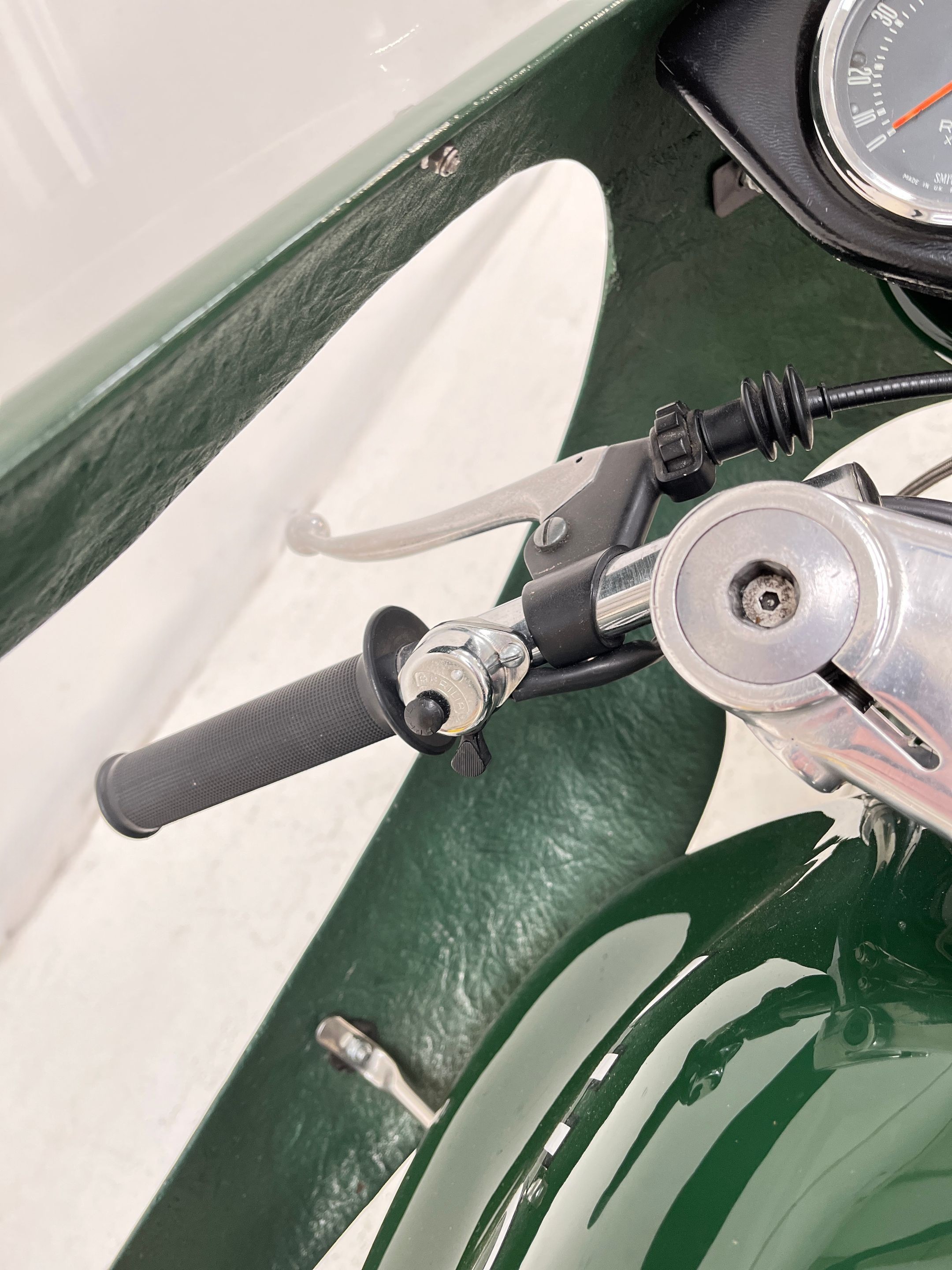 1974 Ducati 750SS handle left detail