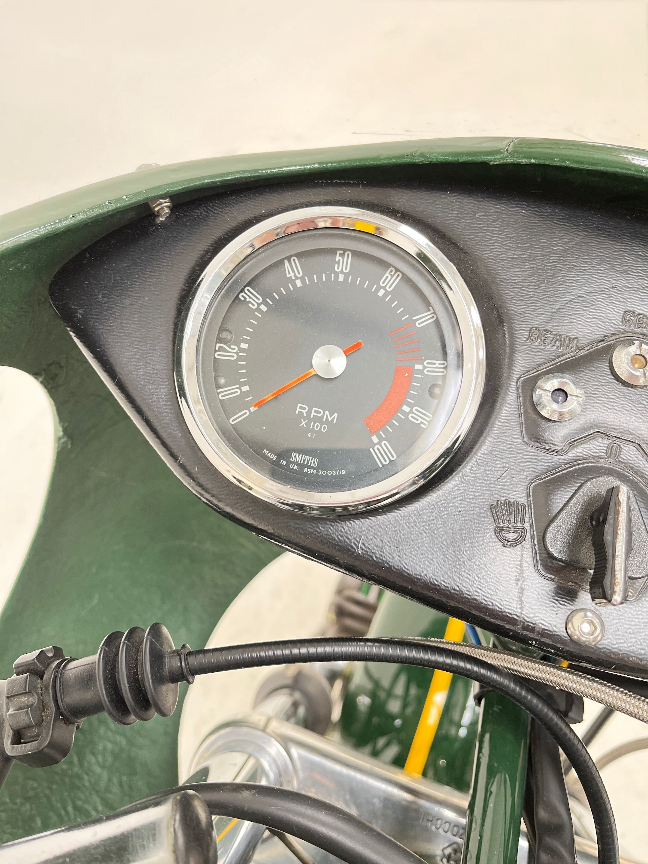 1974 Ducati 750SS odometer detail