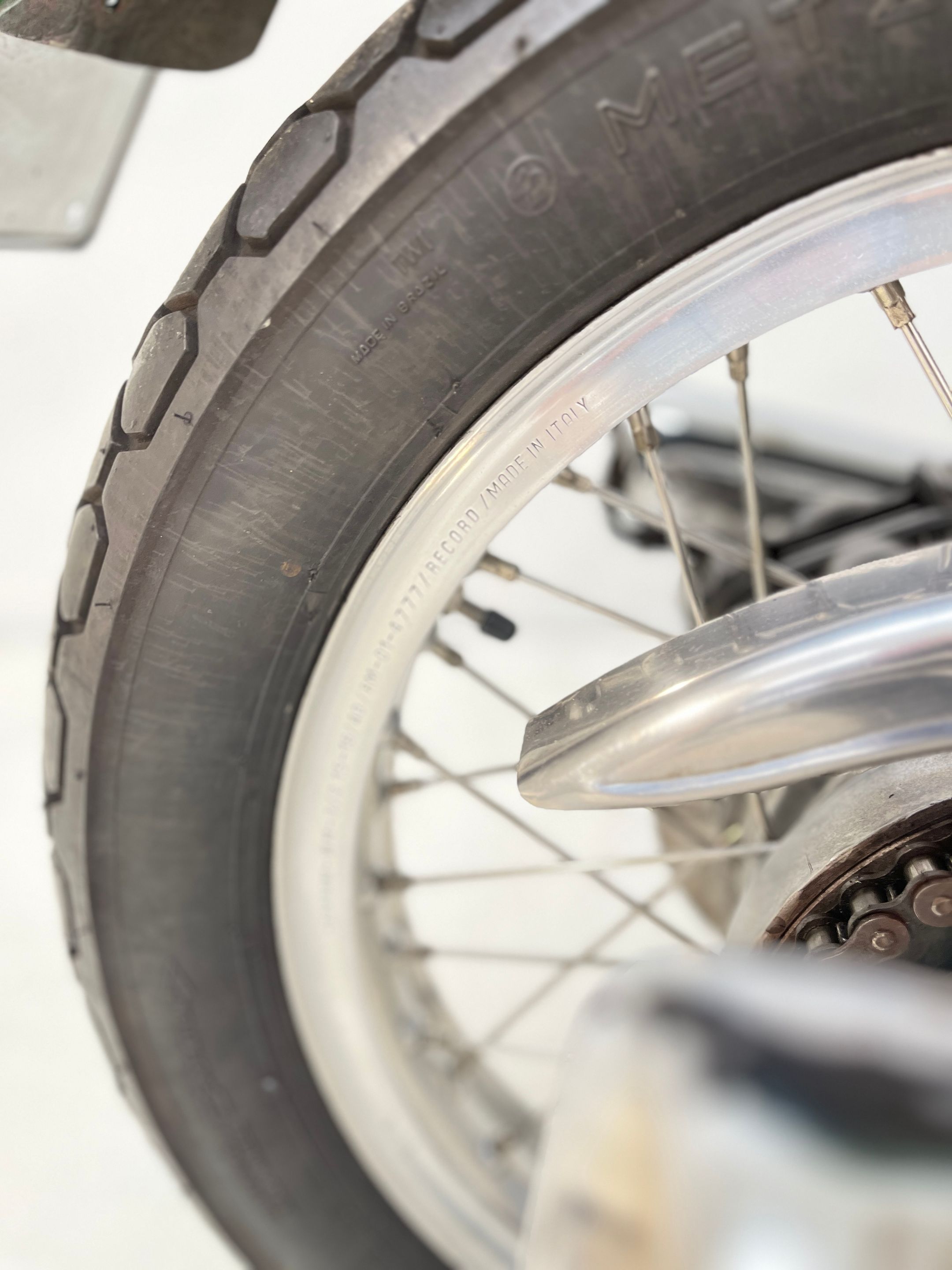 1974 Ducati 750SS rear rim view