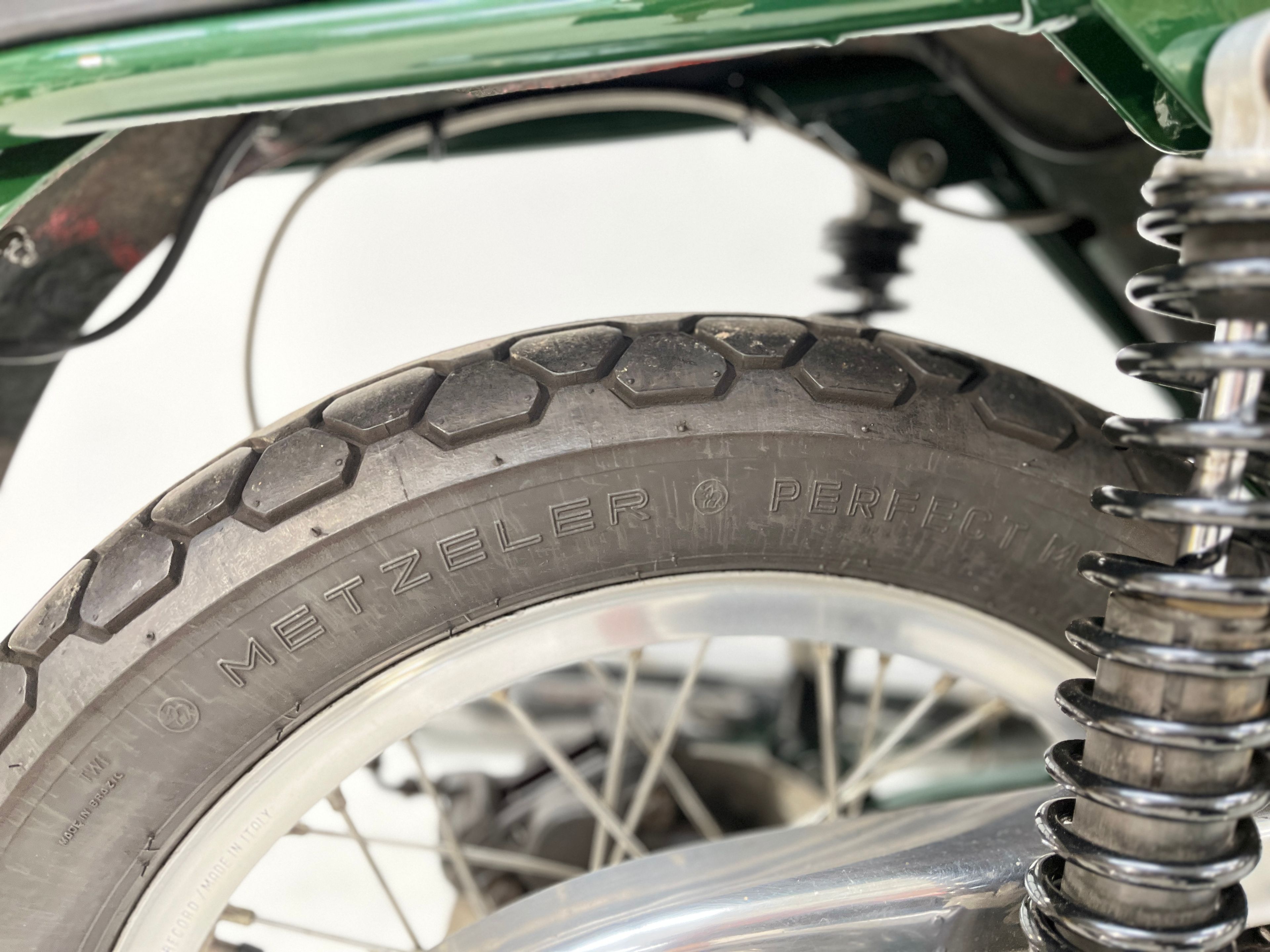 1974 Ducati 750SS engine rear tyre detail