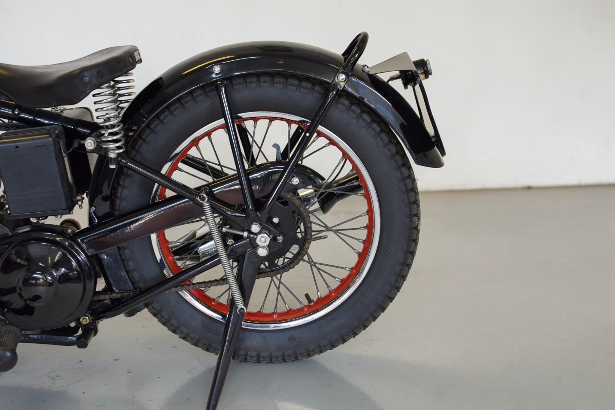 1934 Excelsior Model D7 Pathfinder rear left view