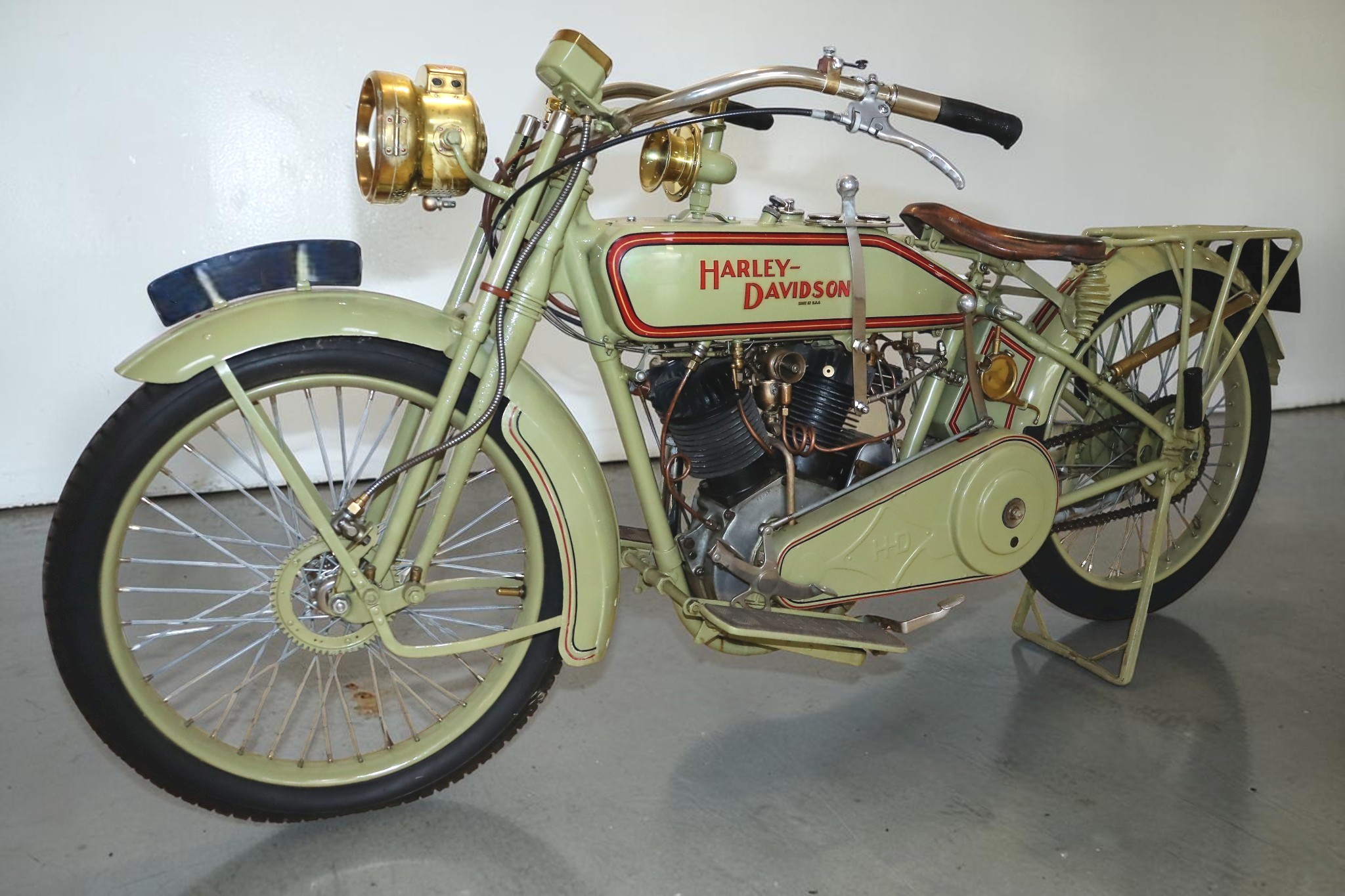 1916 Harley-Davidson Model 16F front left view