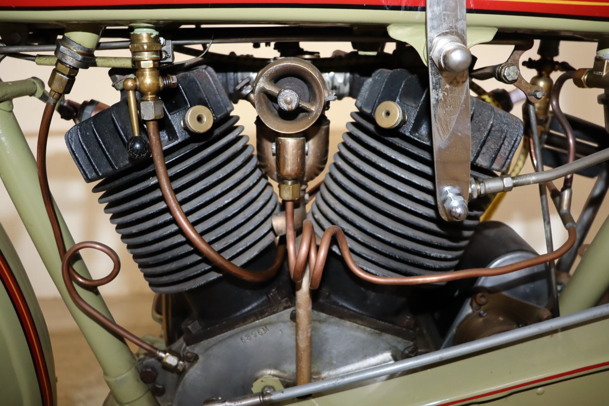 1916 Harley-Davidson Model 16F piston detail