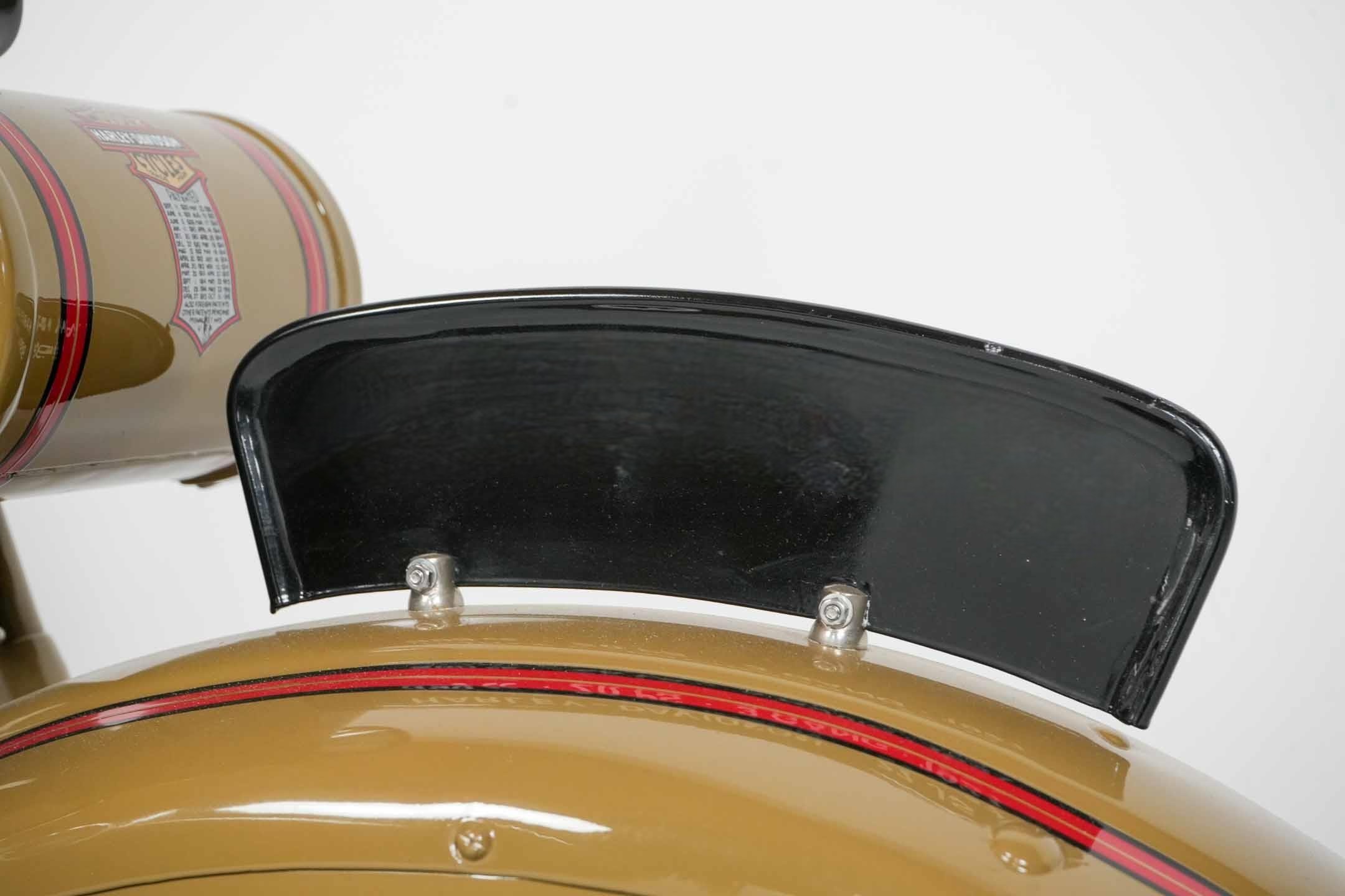 1927 Harley-Davidson Model JS with Sidecar engine side view