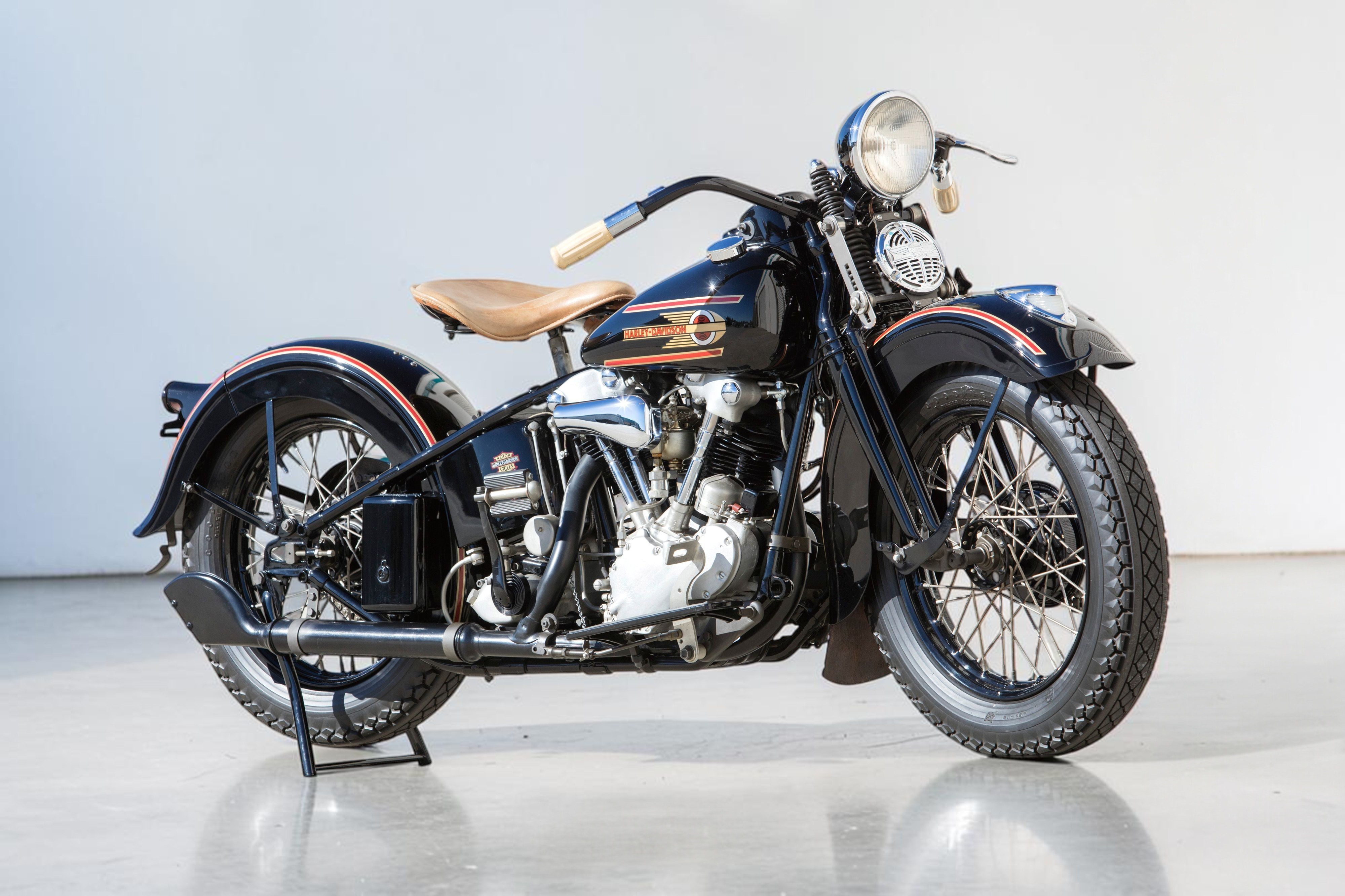 1937 Harley-Davidson Model EL Knucklehead front right view