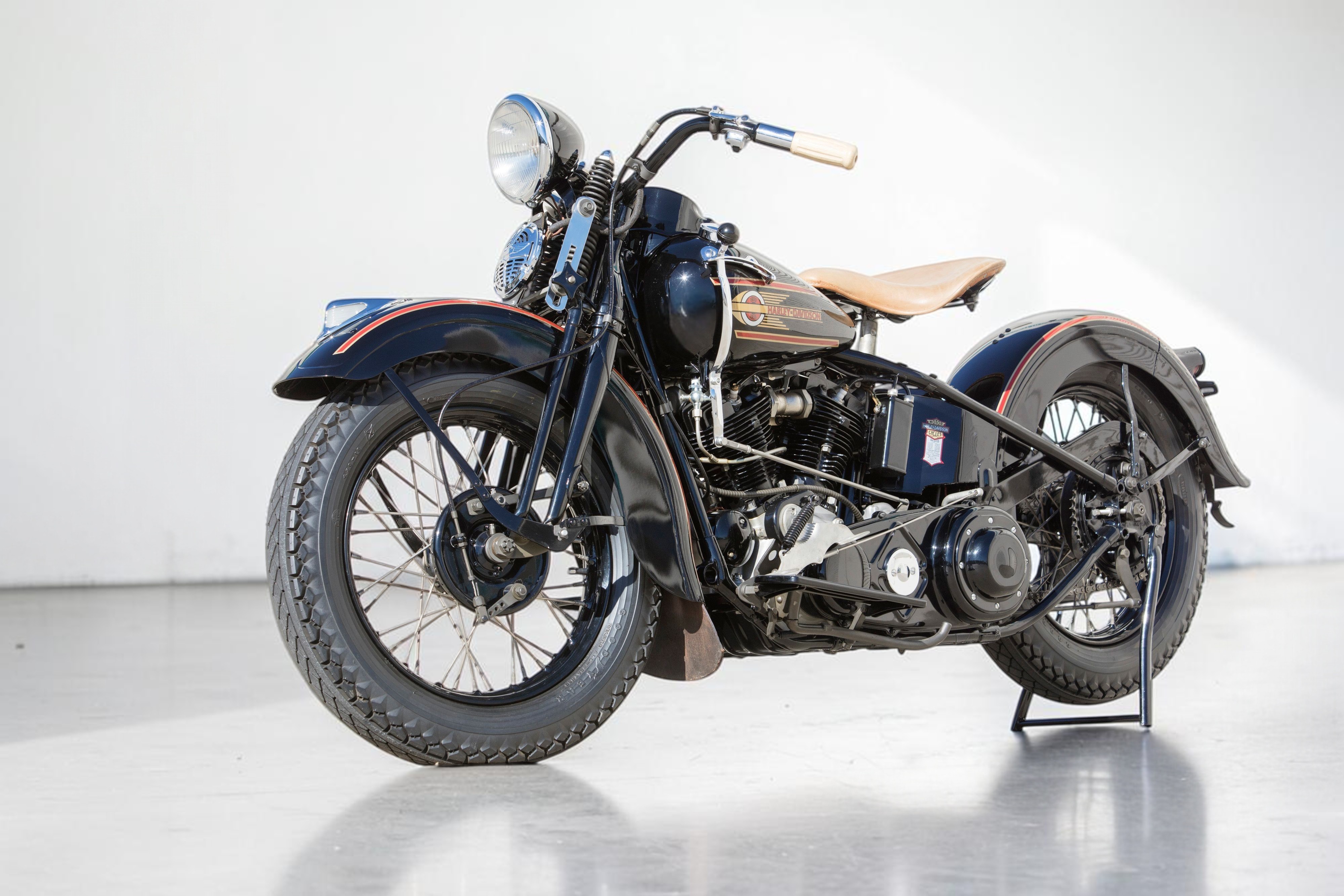 1937 Harley-Davidson Model EL Knucklehead side left view