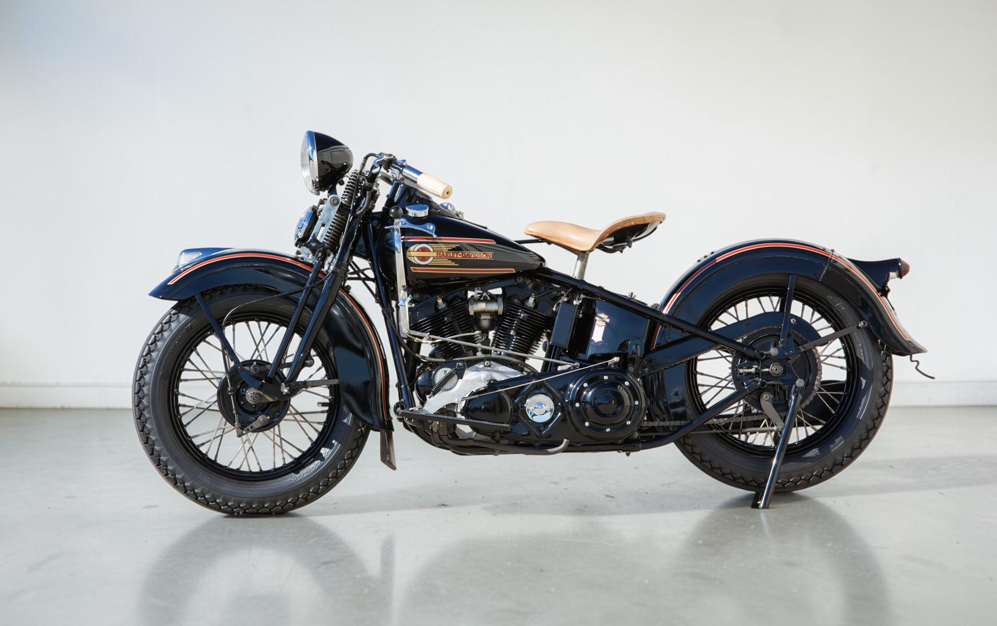 1937 Harley-Davidson Model EL Knucklehead side view