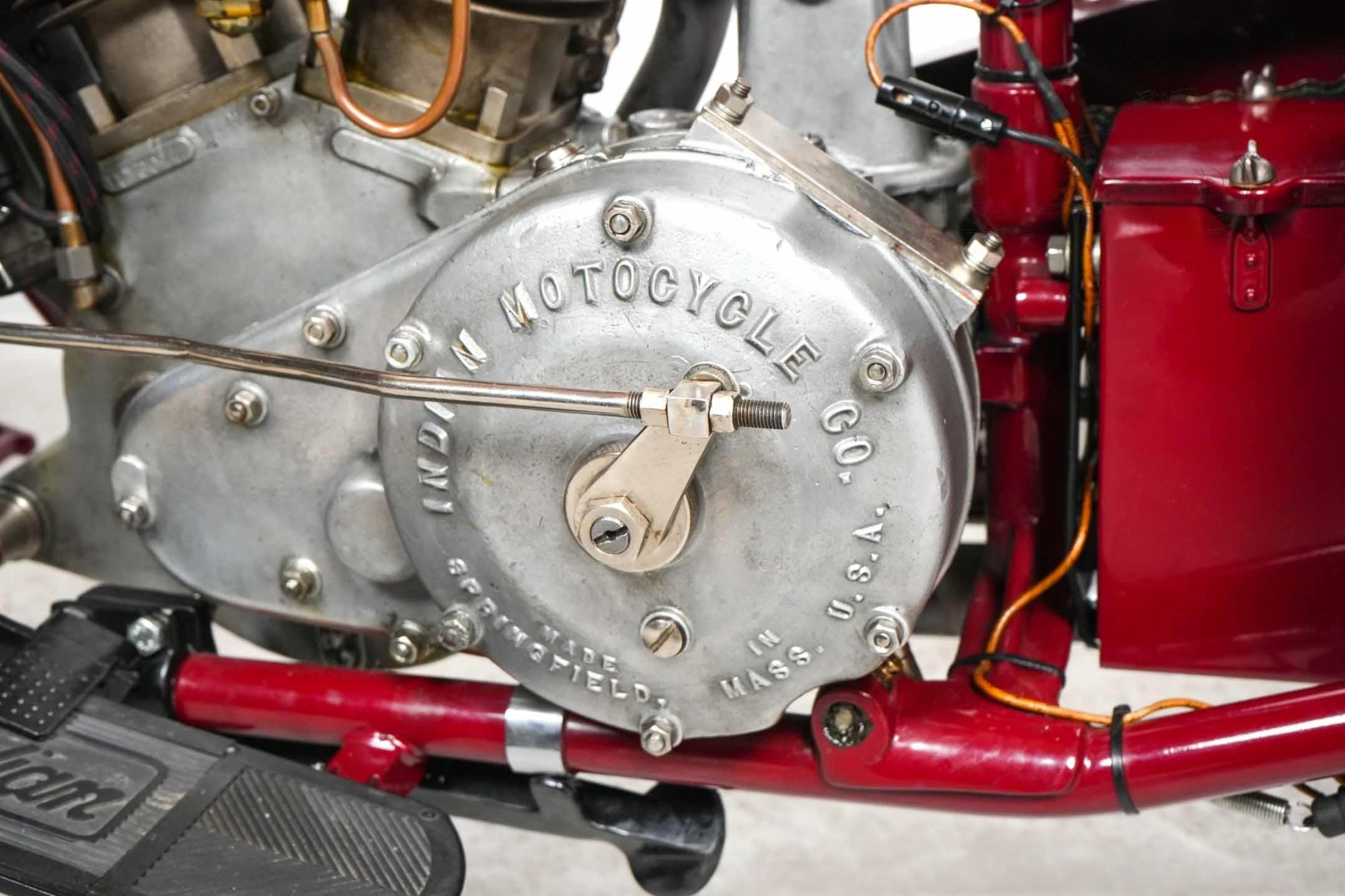 1928 Indian Model 101 Scout cyclinder detail