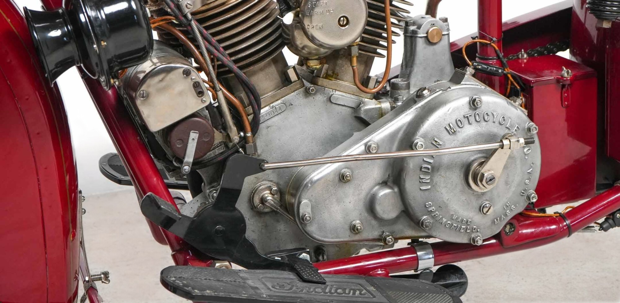 1928 Indian Model 101 Scout chain