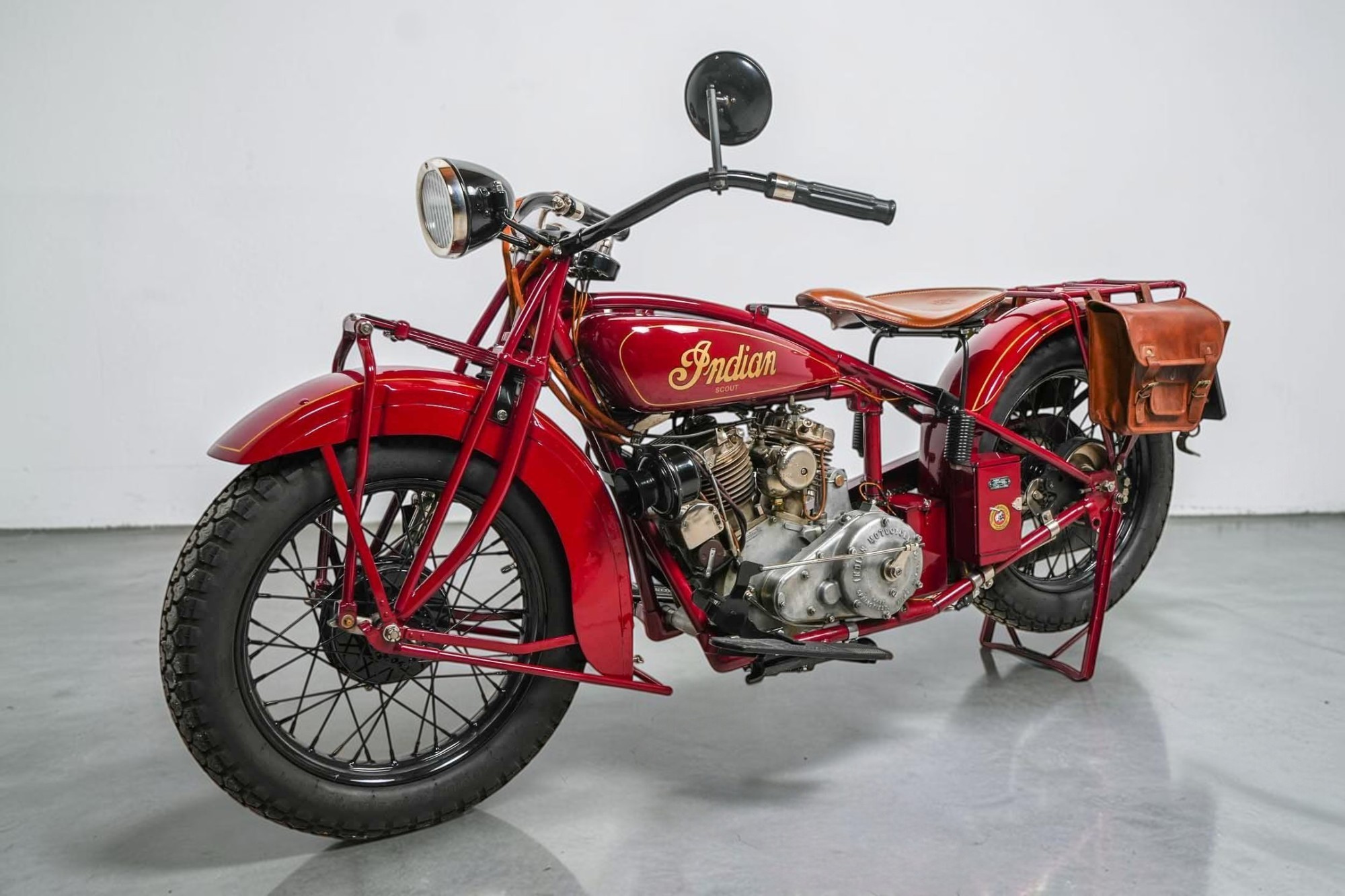 1928 Indian Model 101 Scout left main view