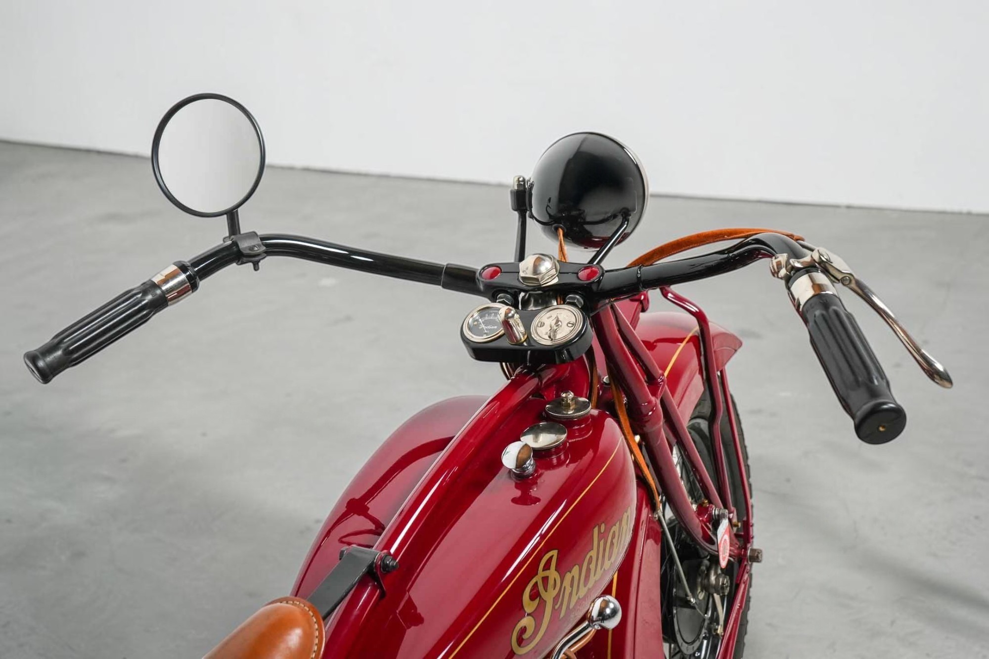 1928 Indian Model 101 Scout rear left view