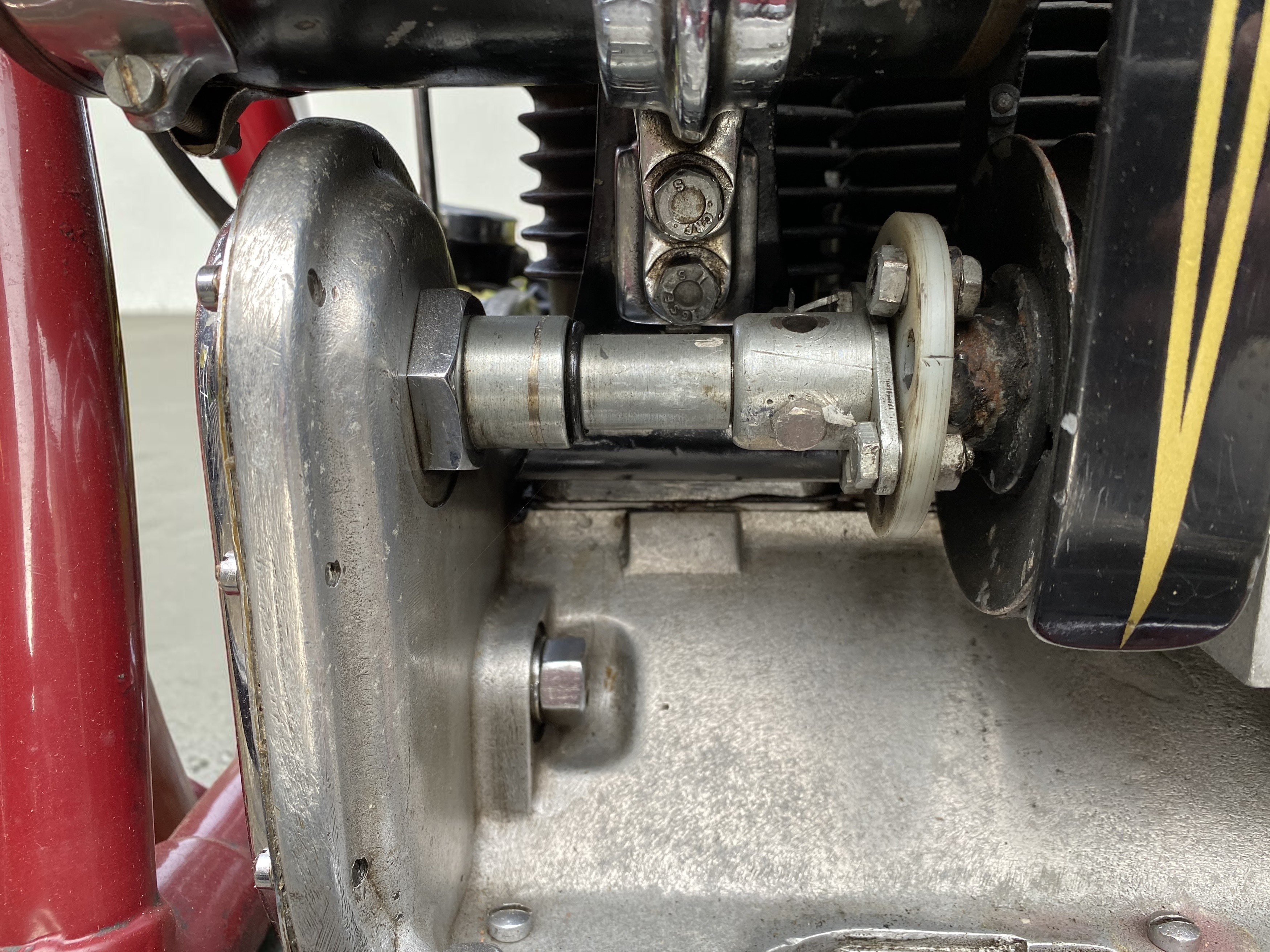 1937 Indian Four Model 437 engine close