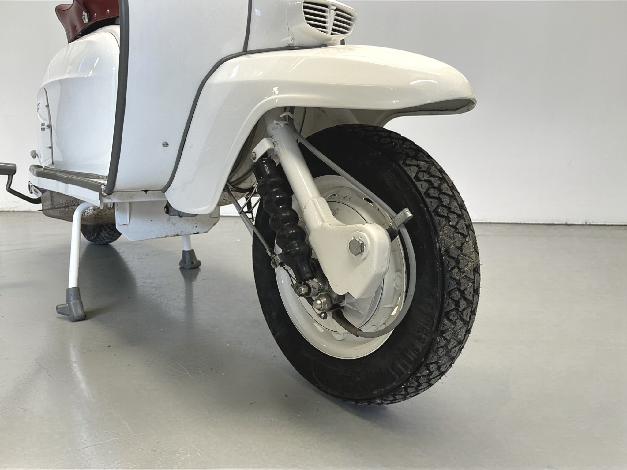 1966 Lambretta SX200 right front wheel close