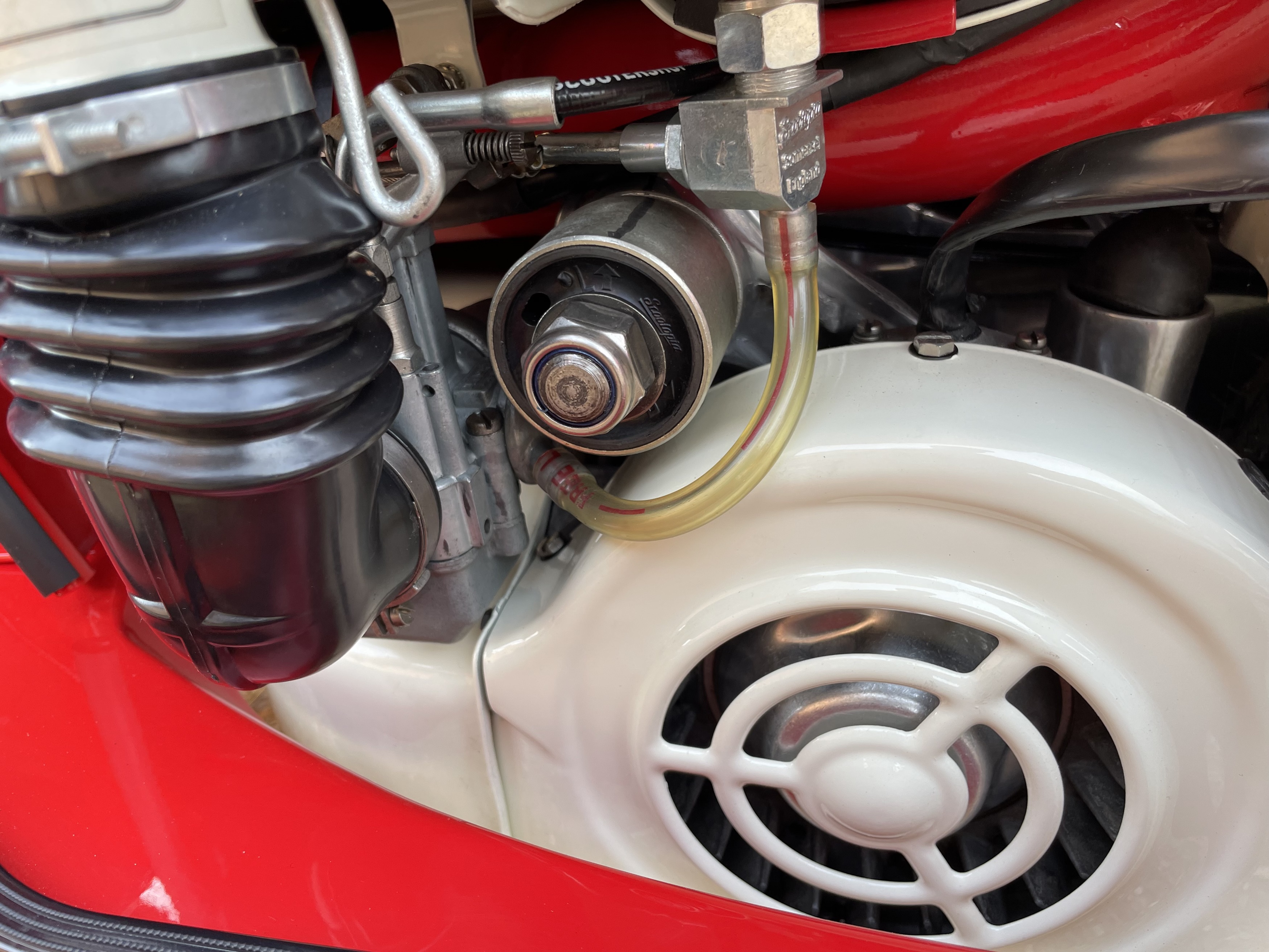 1971 Lambretta GP200 flywheel detail