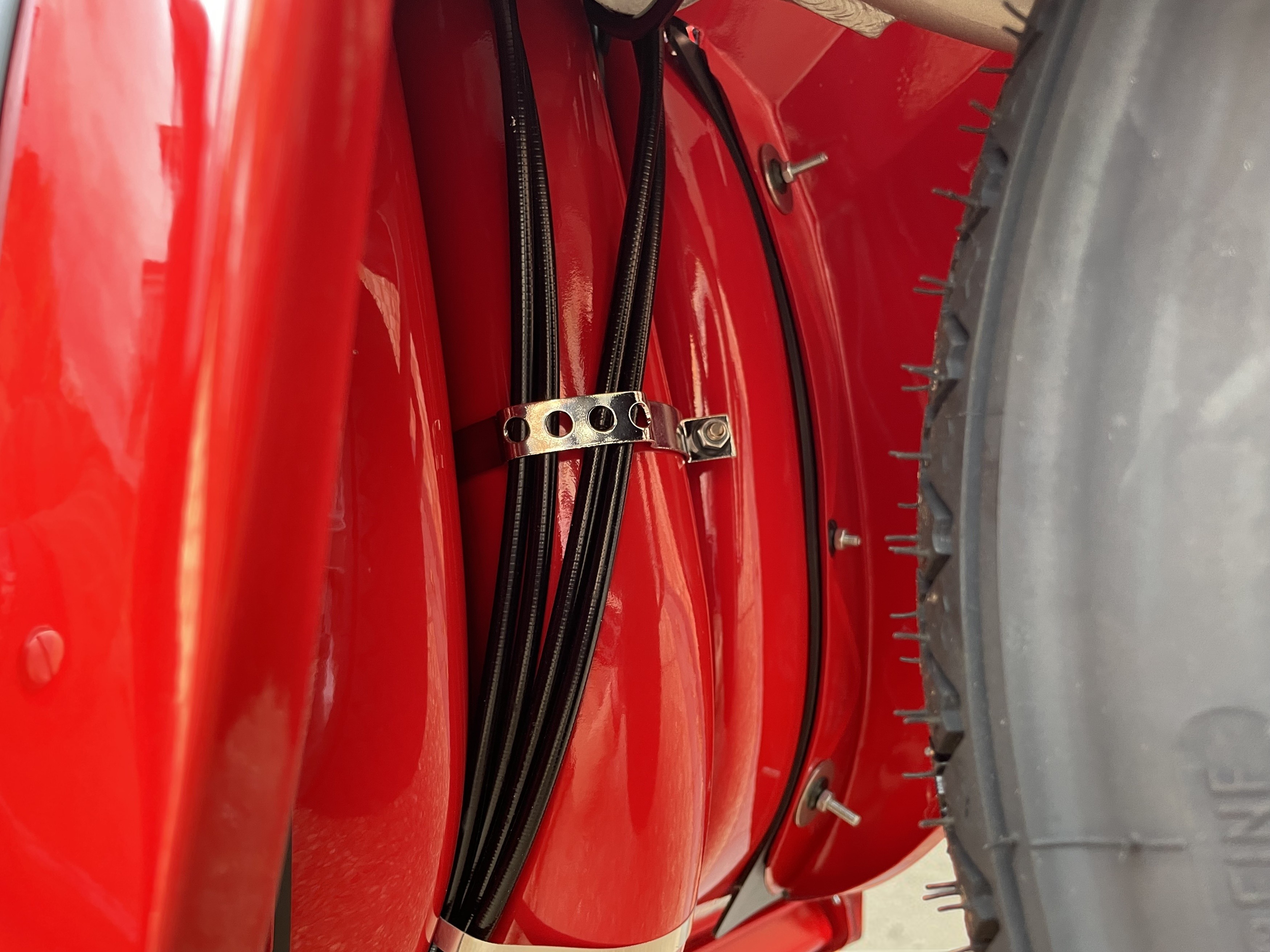 1971 Lambretta GP200 wirings detail