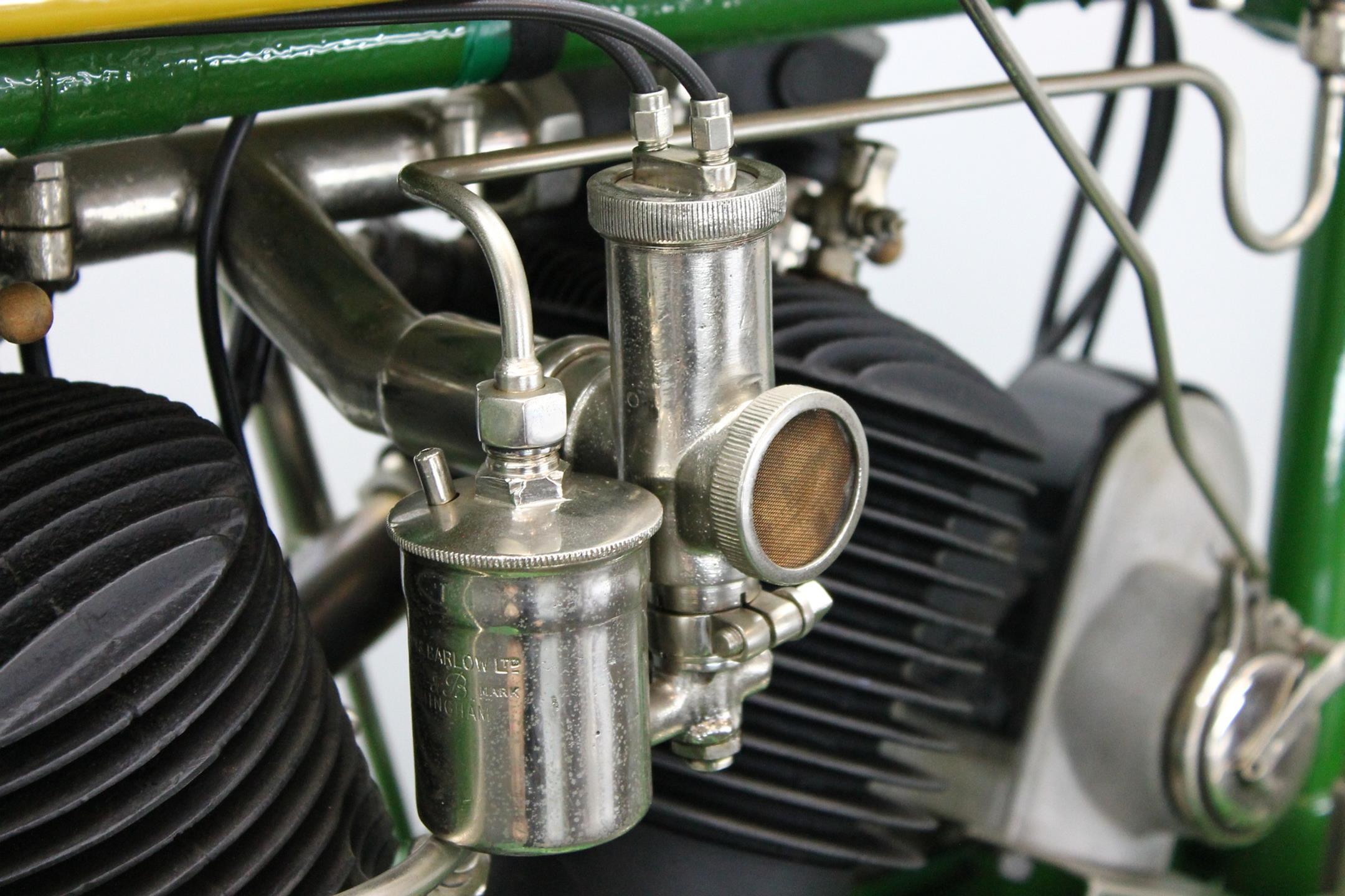 1922 Matchless Model J Sport carburetor close