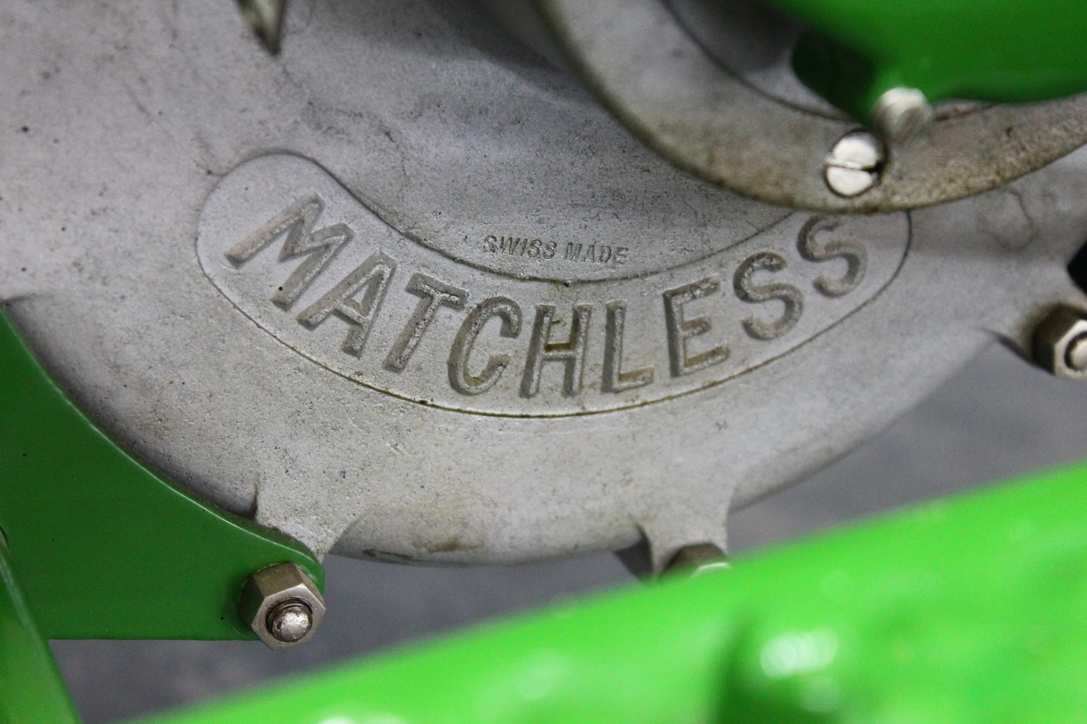 1922 Matchless Model J Sport engine logo detail