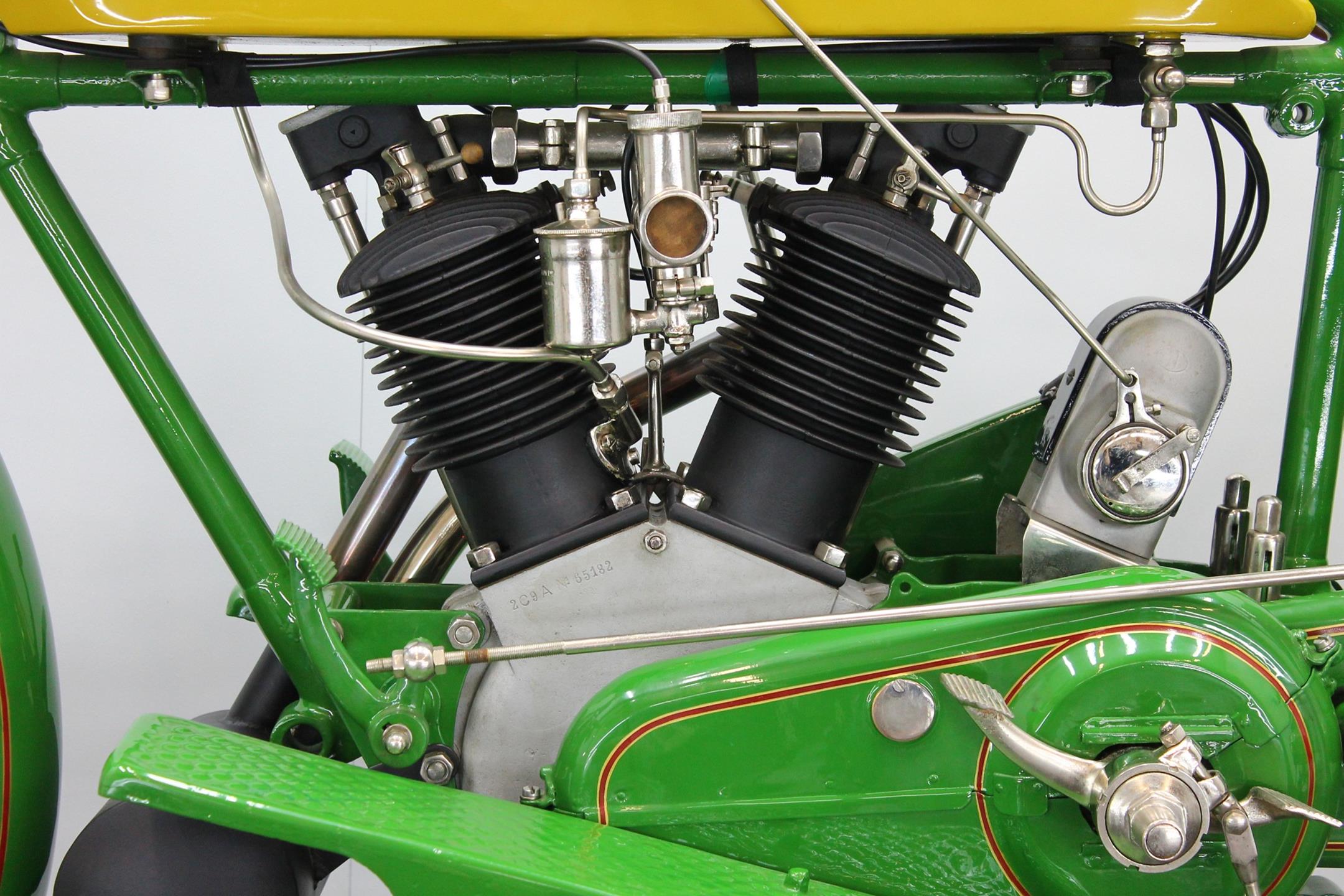1922 Matchless Model J Sport engine right