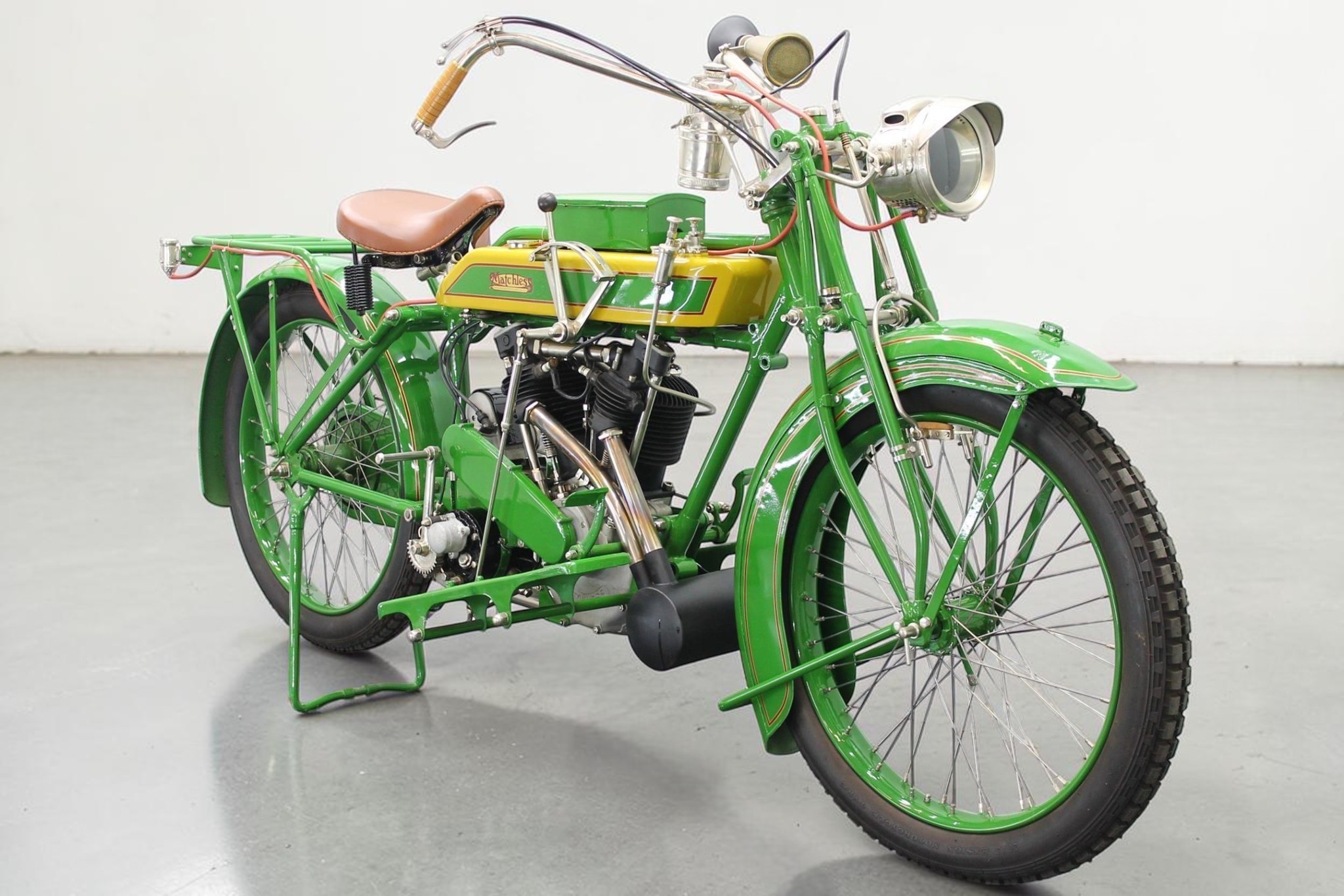 1922 Matchless Model J Sport front right view